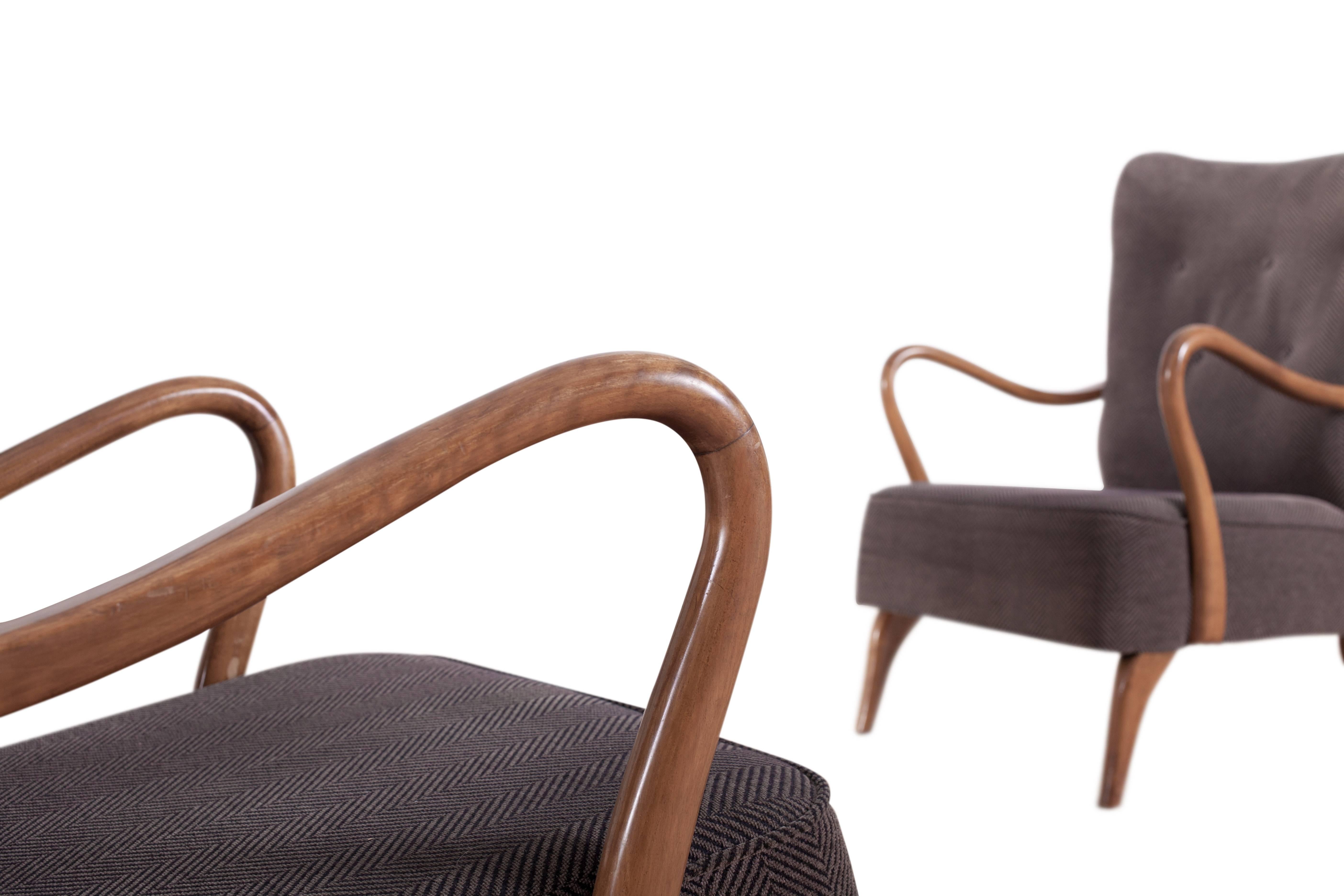 Mid-century modern Scandinavian Easy Chairs from the 1950s In Good Condition In Antwerp, BE