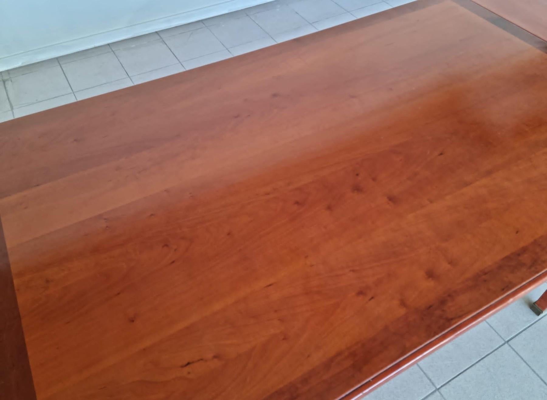 Mid-Century Modern Scandinavian Extra Large Extendable Dining Table For Sale 5