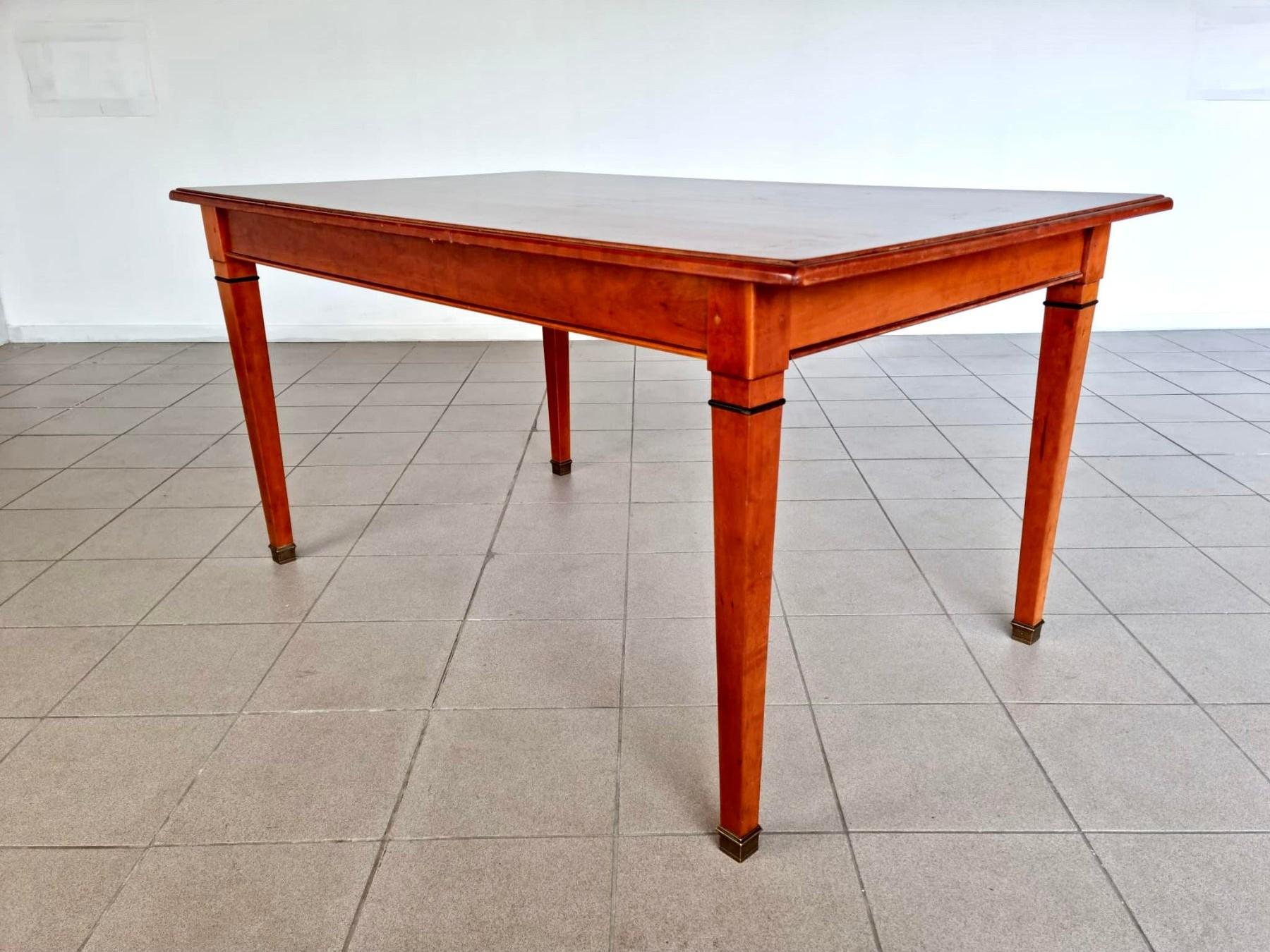 Mid-Century Modern Scandinavian Extra Large Extendable Dining Table In Good Condition For Sale In Bridgeport, CT