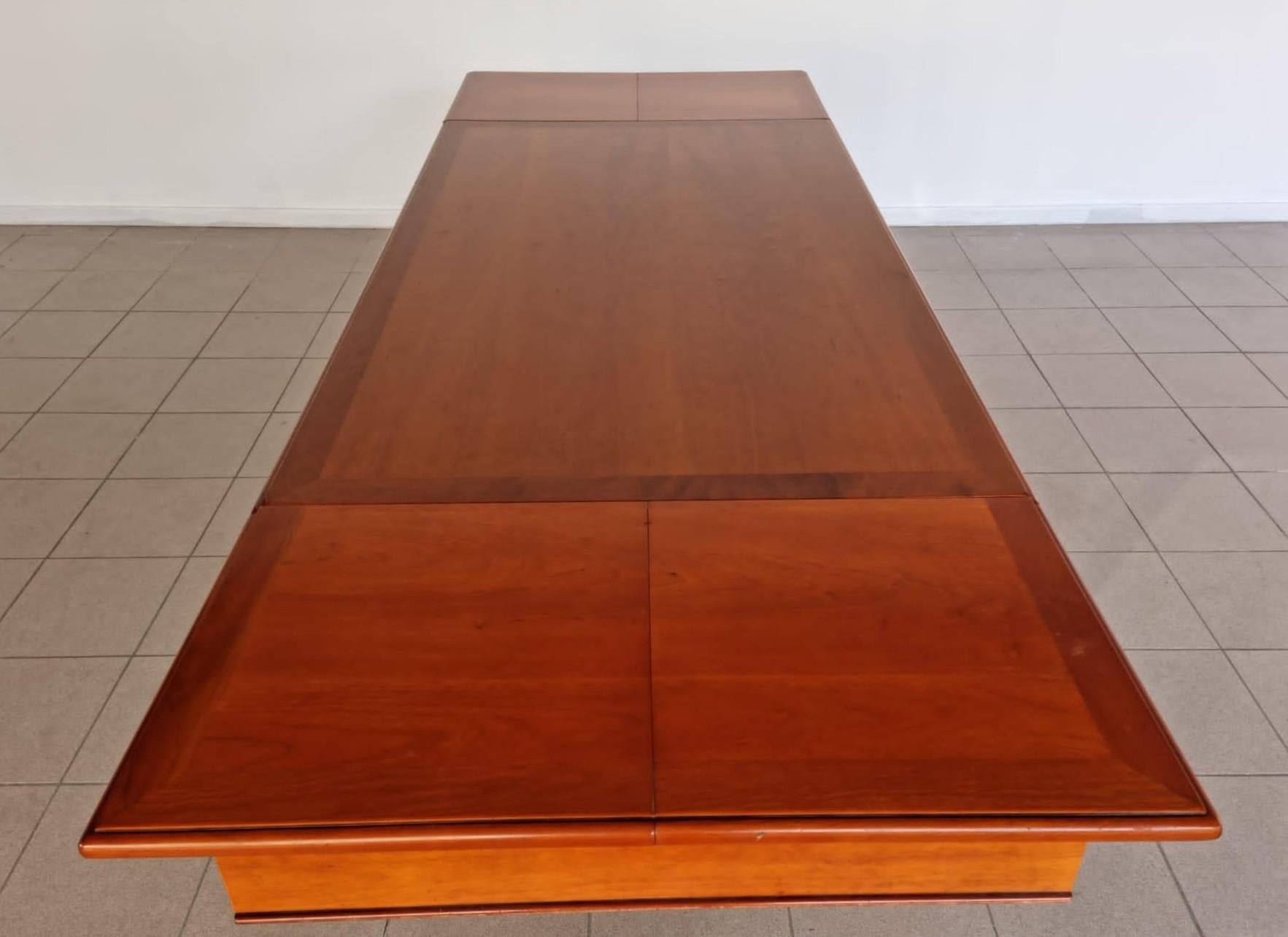 Rosewood Mid-Century Modern Scandinavian Extra Large Extendable Dining Table For Sale