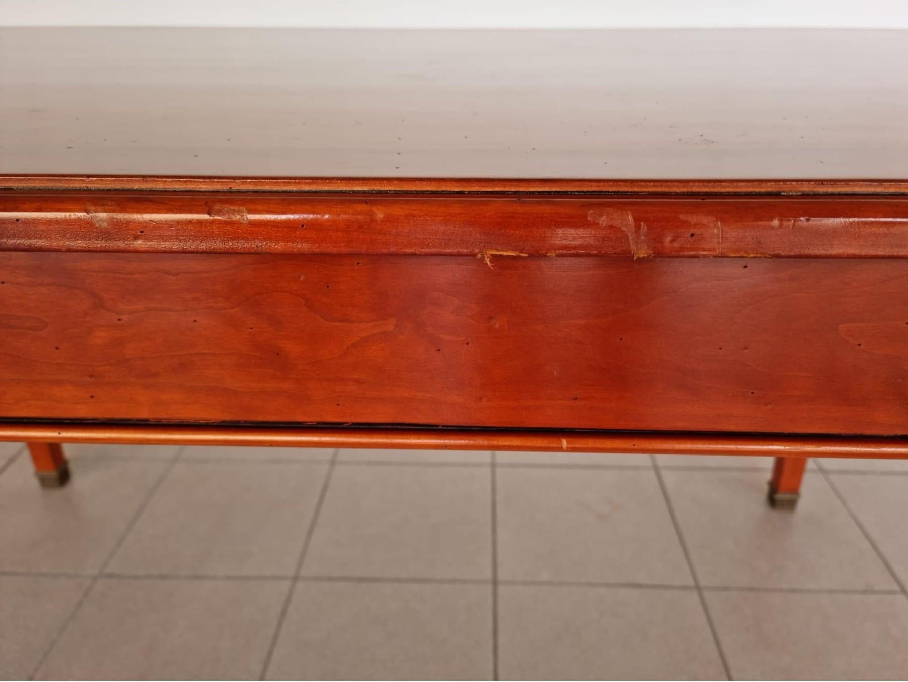Mid-Century Modern Scandinavian Extra Large Extendable Dining Table For Sale 1