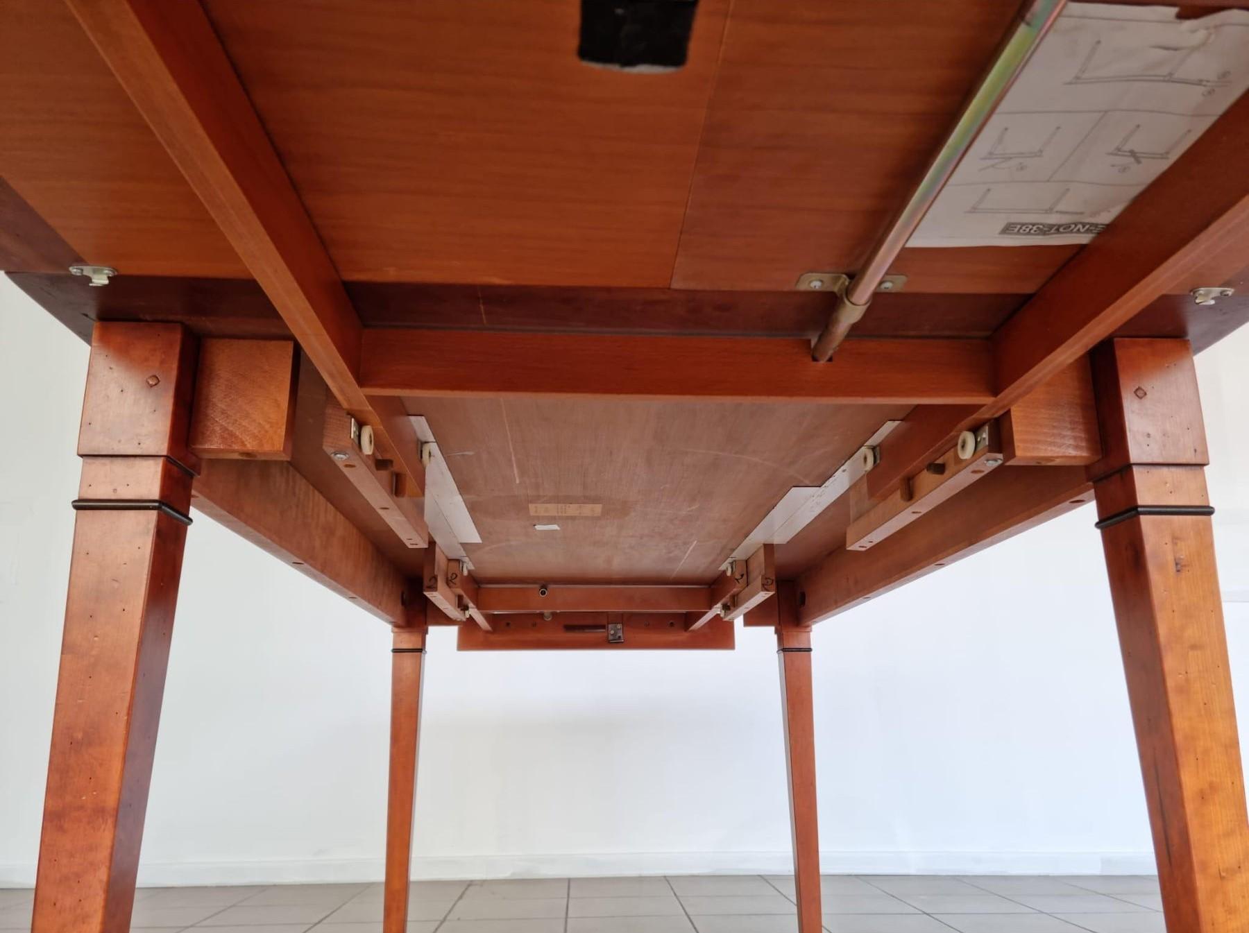 Mid-Century Modern Scandinavian Extra Large Extendable Dining Table For Sale 2