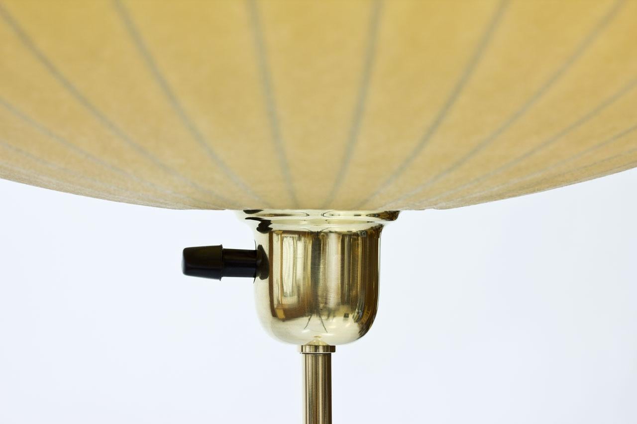 Mid-Century Modern Scandinavian Floor Lamp in Brass and Cocoon by ASEA, Sweden 2