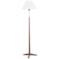 Vintage Mid-Century Modern Scandinavian Floor Lamp in Teak