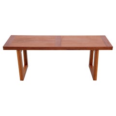Mid-Century Modern skandinavischer klappbarer Couchtisch aus Teakholz