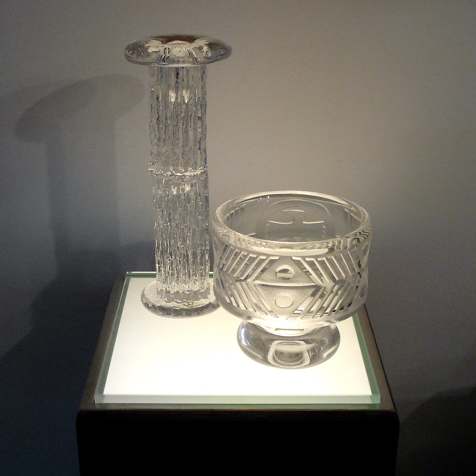 Mid-Century Modern Scandinavian Glass Bowl by Bertil Vallien for Boda Afors For Sale 7