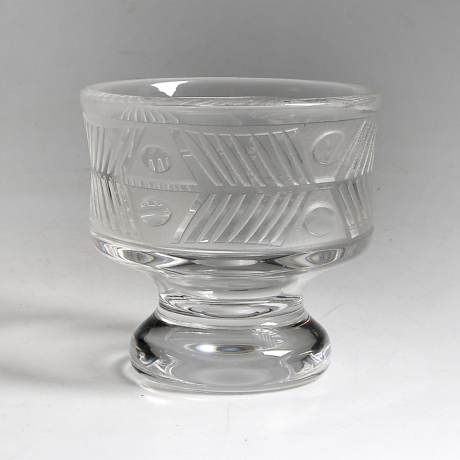 Mid-Century Modern Scandinavian Glass Bowl by Bertil Vallien for Boda Afors For Sale 2