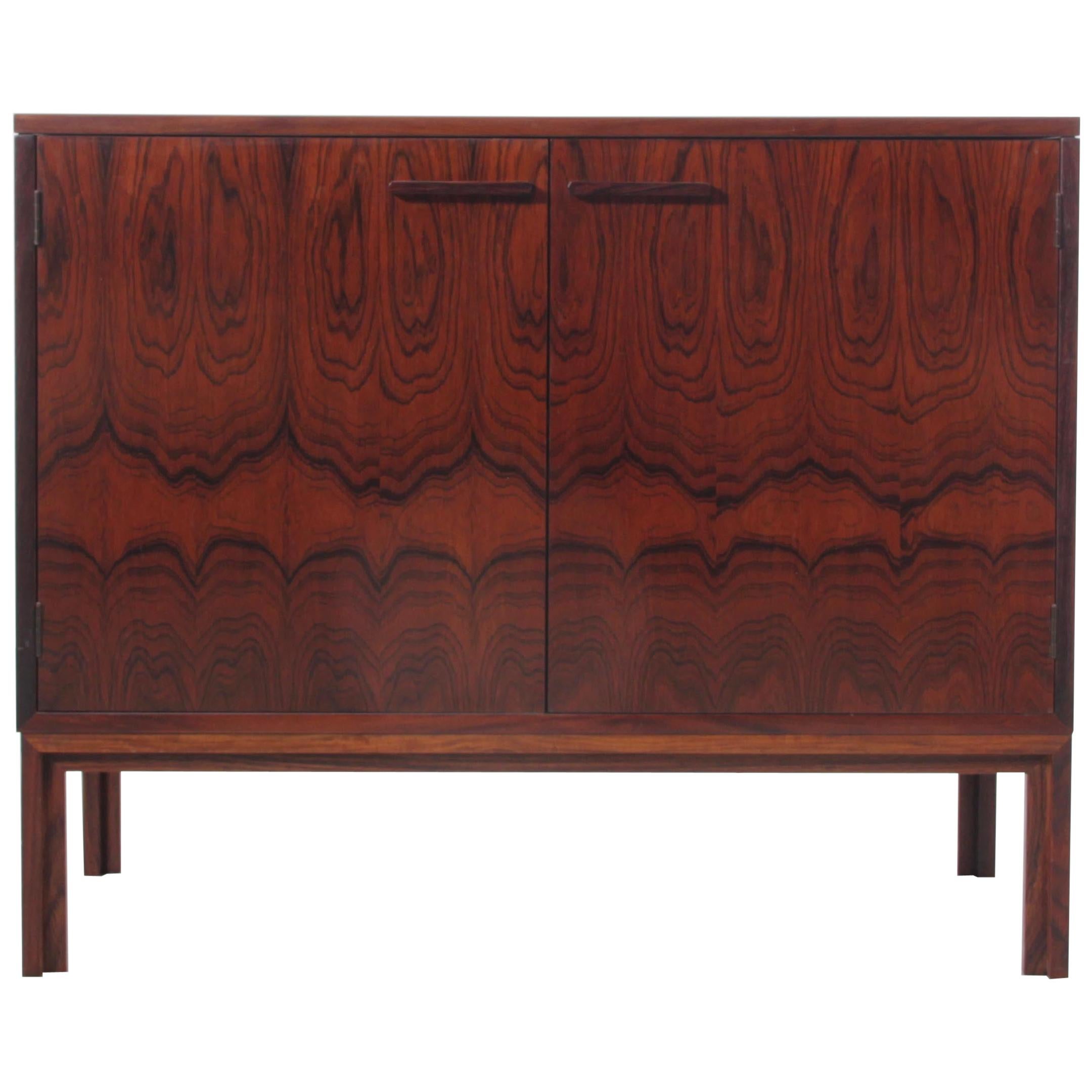 Mid-Century Modern Scandinavian HiFi Cabinet in Rosewood