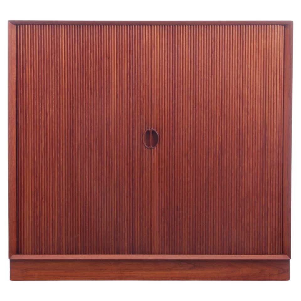 Scandinavian Modern Teak Stereo / Record Cabinet at 1stDibs