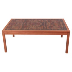 Großer skandinavischer Mid-Century-Modern-Couchtisch aus Teakholz