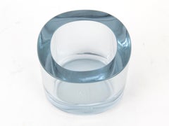 Mid-Century Modern Scandinavian Light Blue Glass Vase by Per Lutken