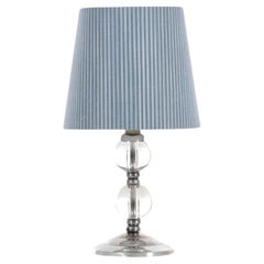 Mid-Century modern scandinavian little crystal table lamps