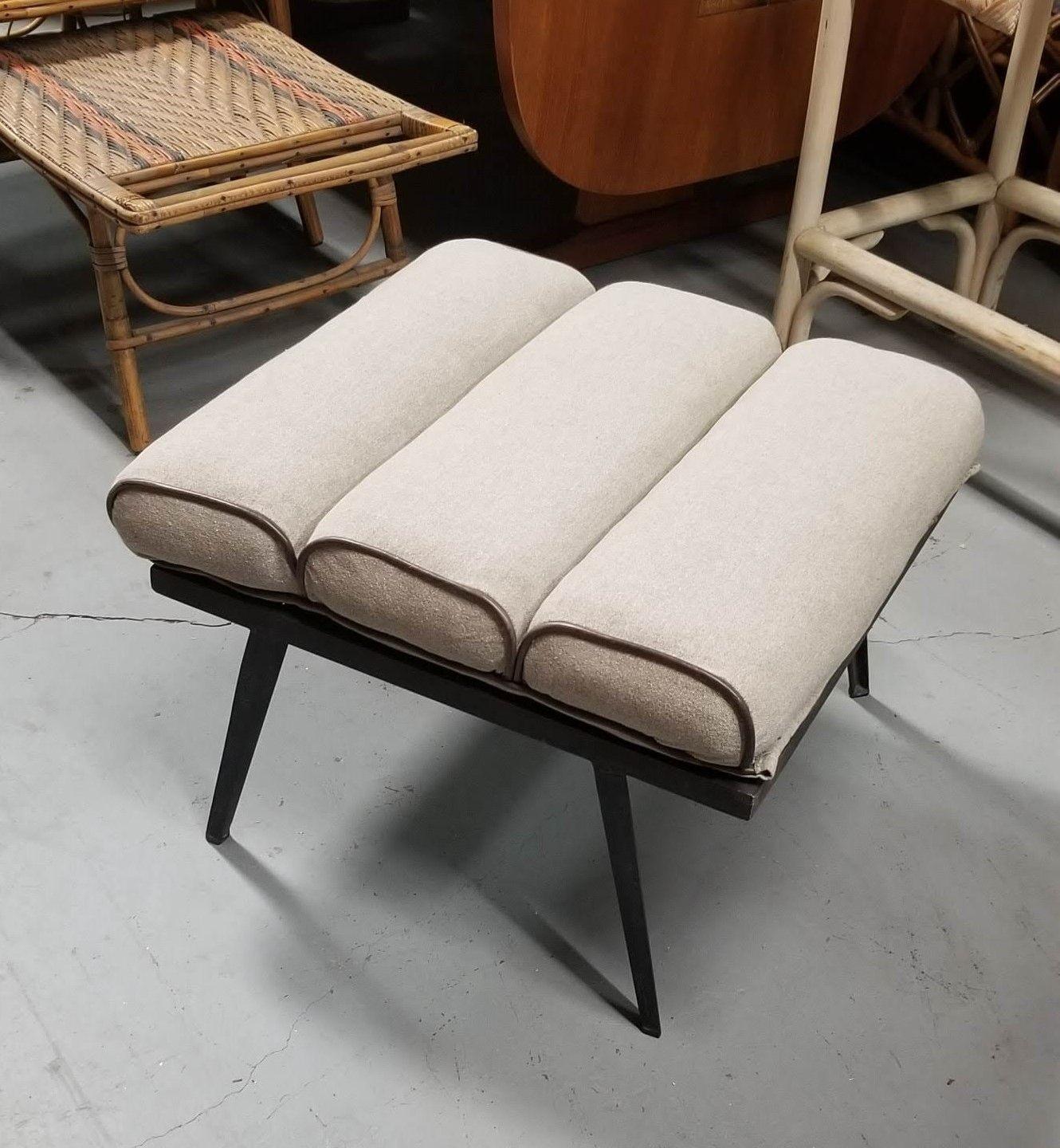Mid-Century Modern Mid Century Modern Scandinavian Lounge Chair and Ottoman For Sale