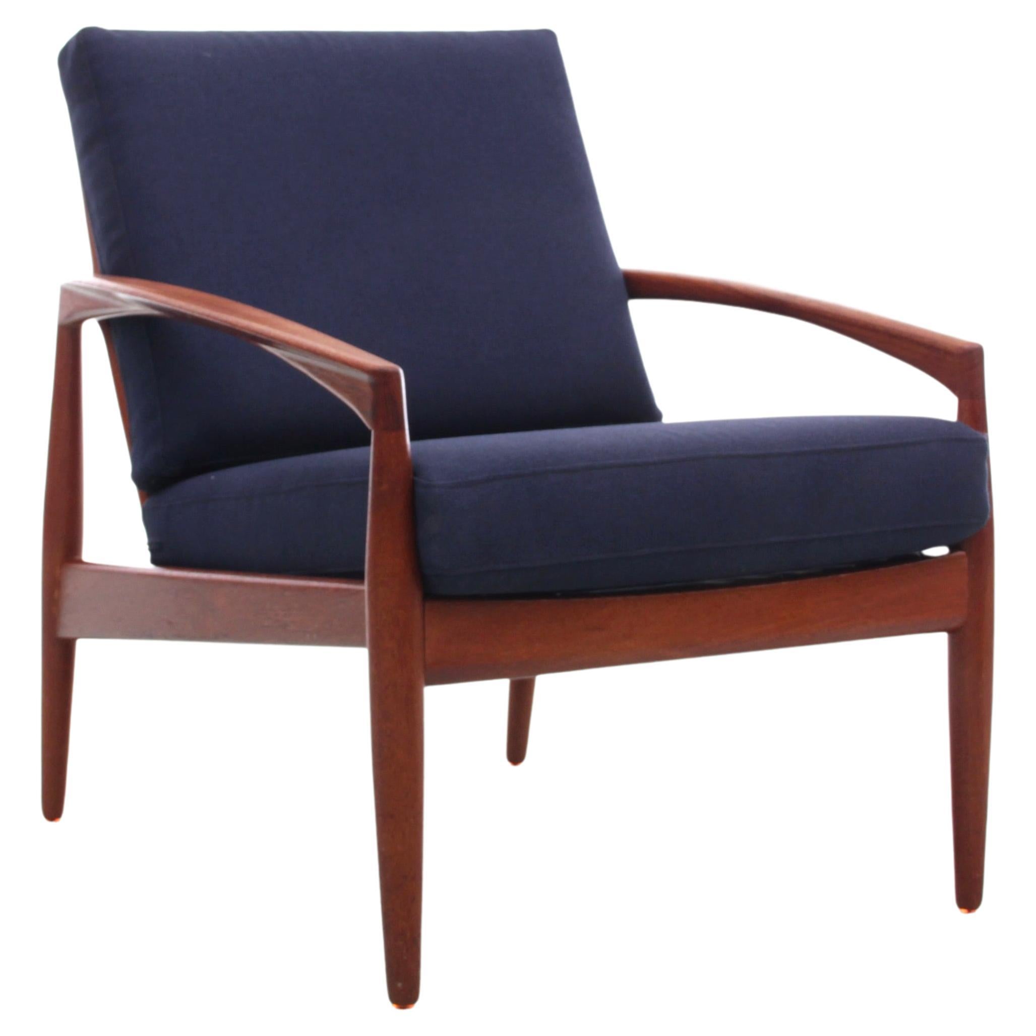 Mid-Century Modern Scandinavian Lounge Chair in Rio Rosewood Model Paperknive For Sale