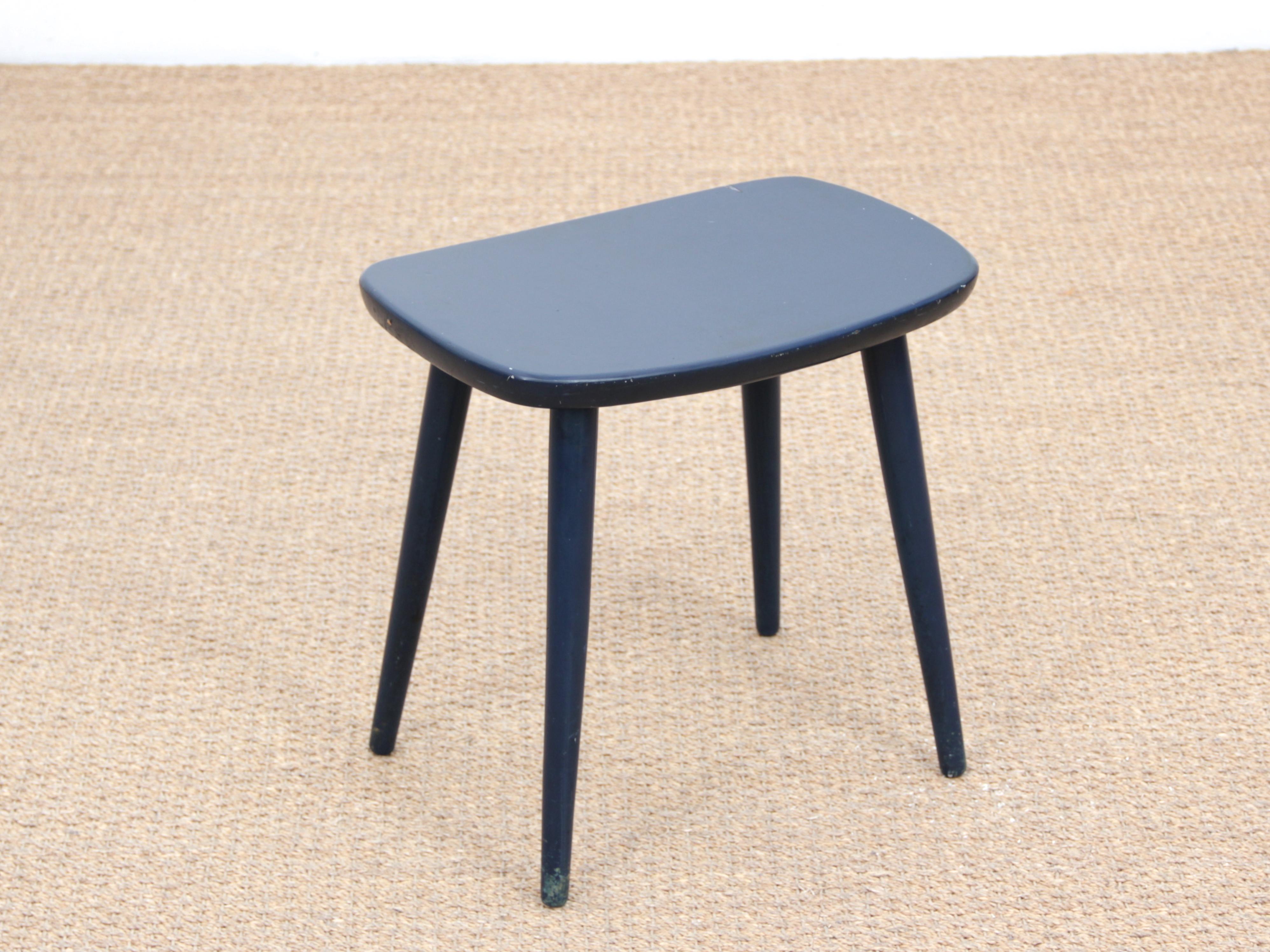 Mid-Century Modern Scandinavian lounge stool model 