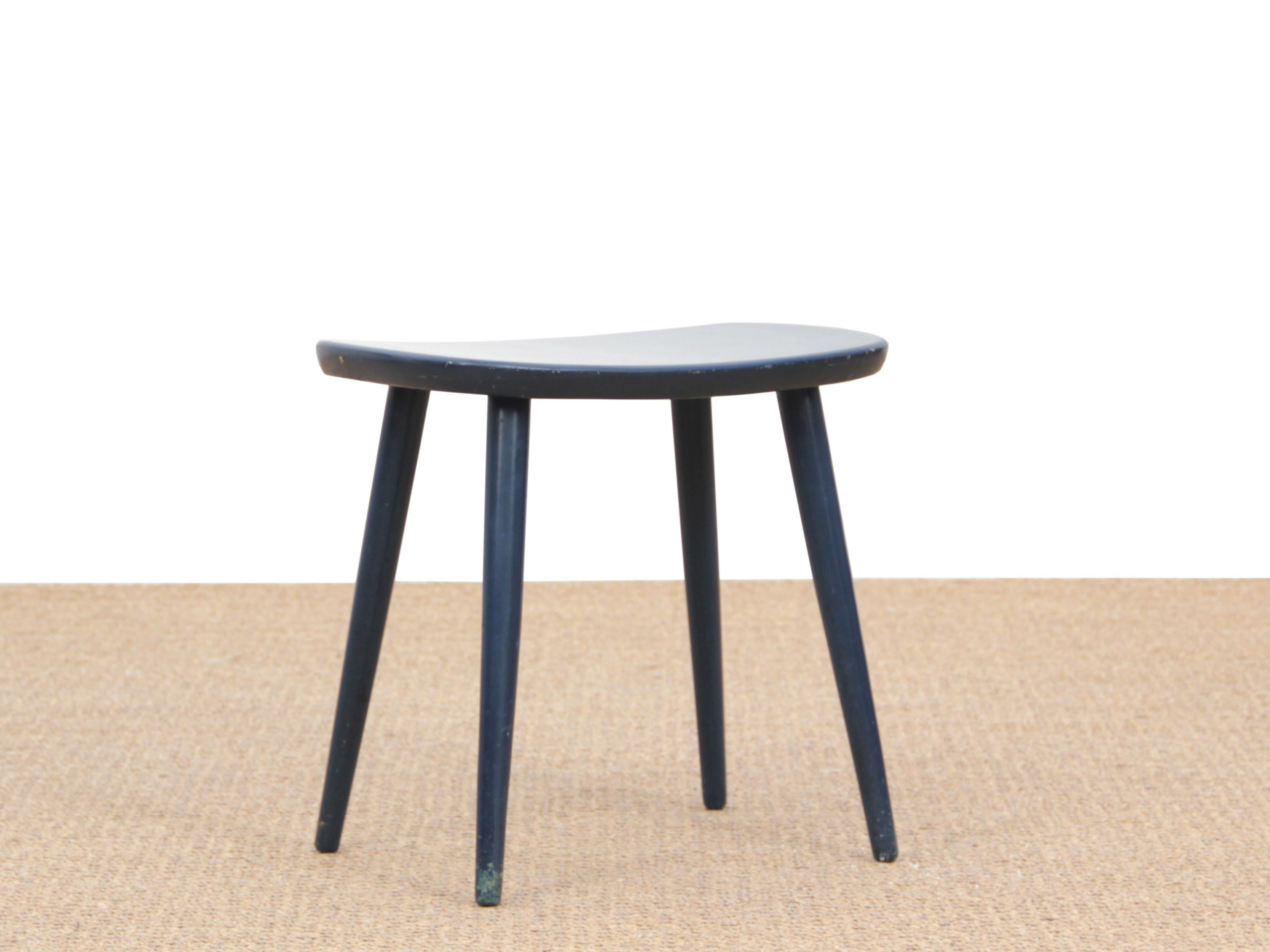 Scandinavian Modern Mid-Century Modern Scandinavian Lounge Stool Model 