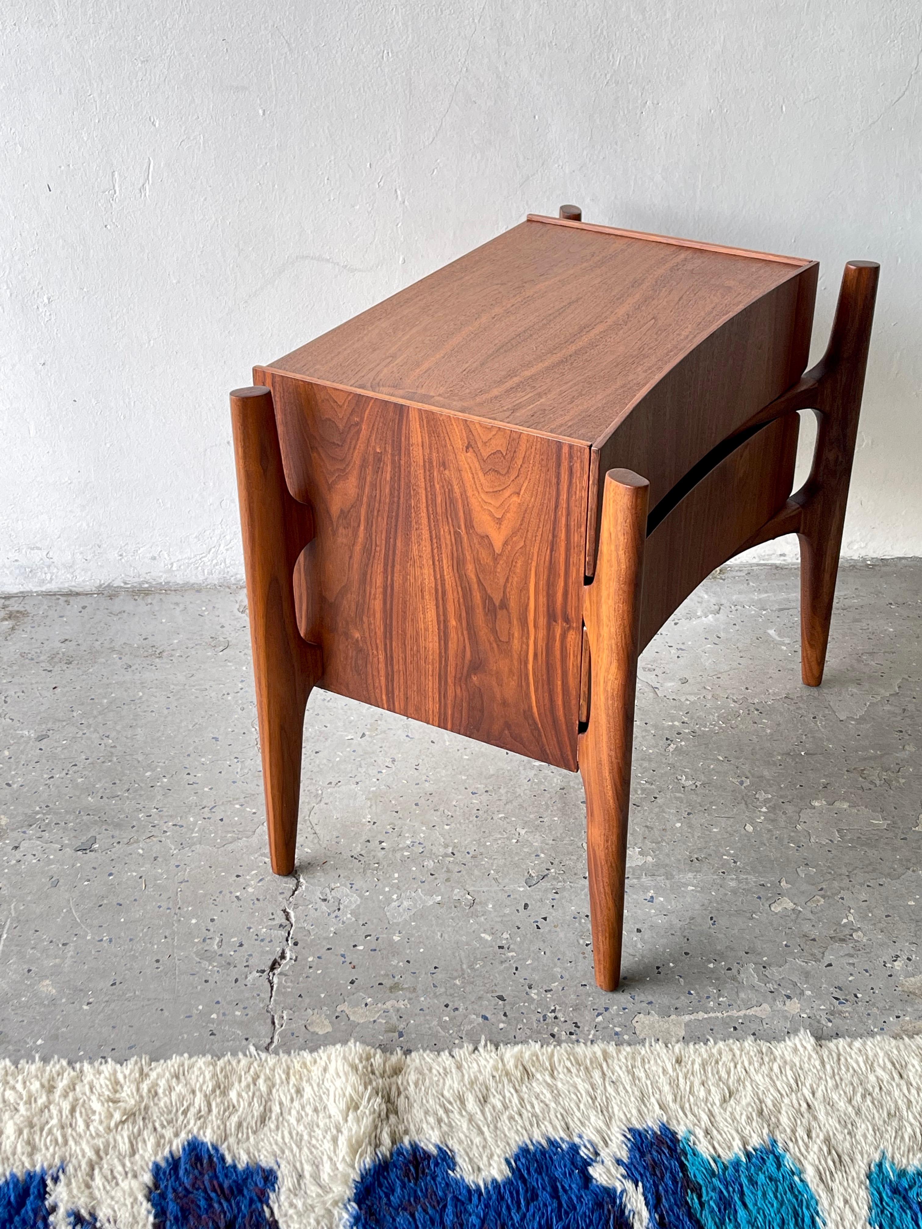 Mid-20th Century Mid Century Modern Scandinavian Masterpieces Nightstand by William Hinn