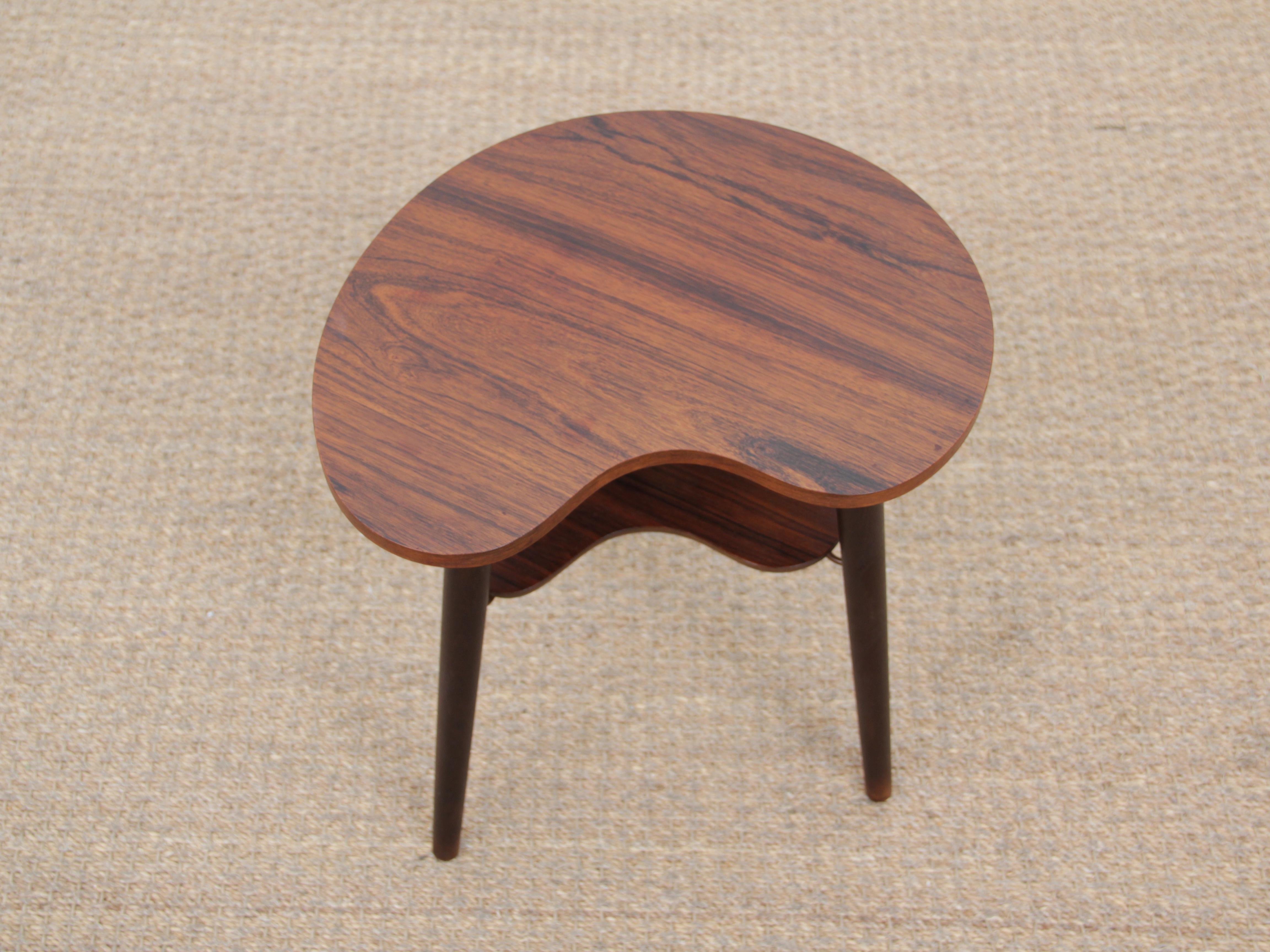 Mid-20th Century Mid-Century Modern Scandinavian Occasional Table in Rosewood