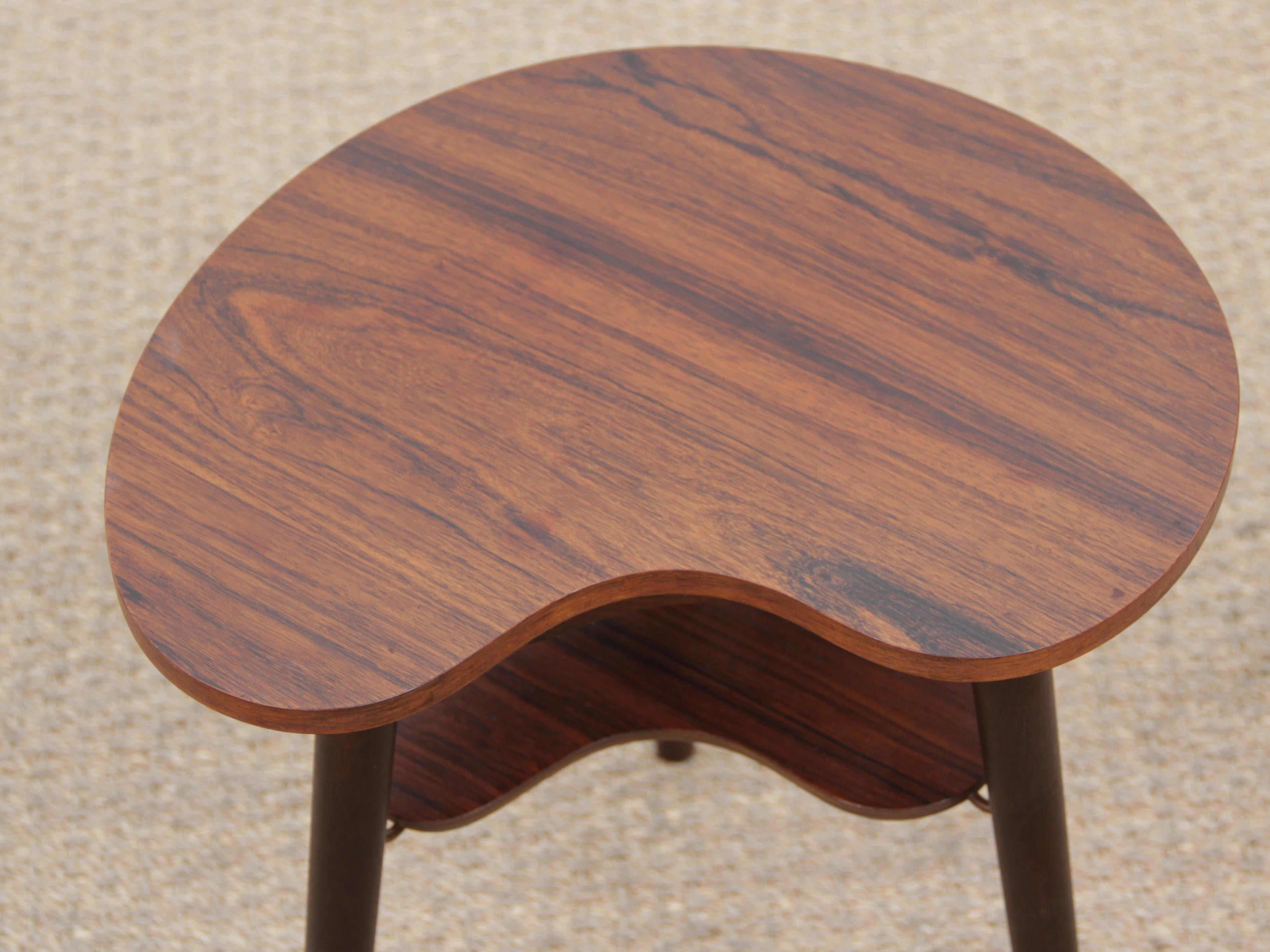 Mid-Century Modern Scandinavian Occasional Table in Rosewood 1