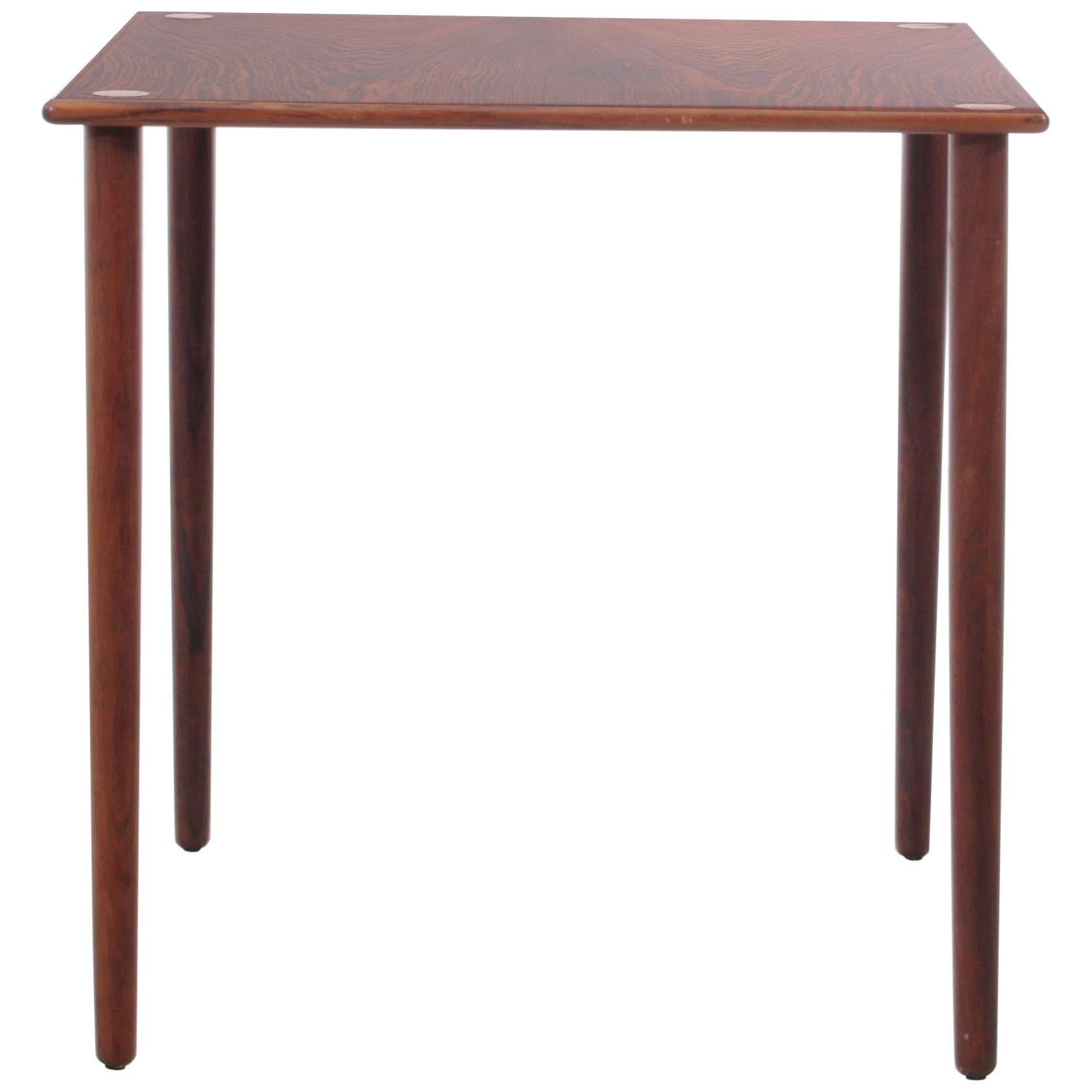 Mid-Century Modern Scandinavian Occasional Table in Rosewood 