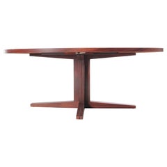 Mid-Century Modern Scandinavian Oval Dining Table in Rosewood by Mortensen