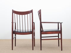 Mid-Century Modern Scandinavian Pair of Armchairs by Arne Vodder