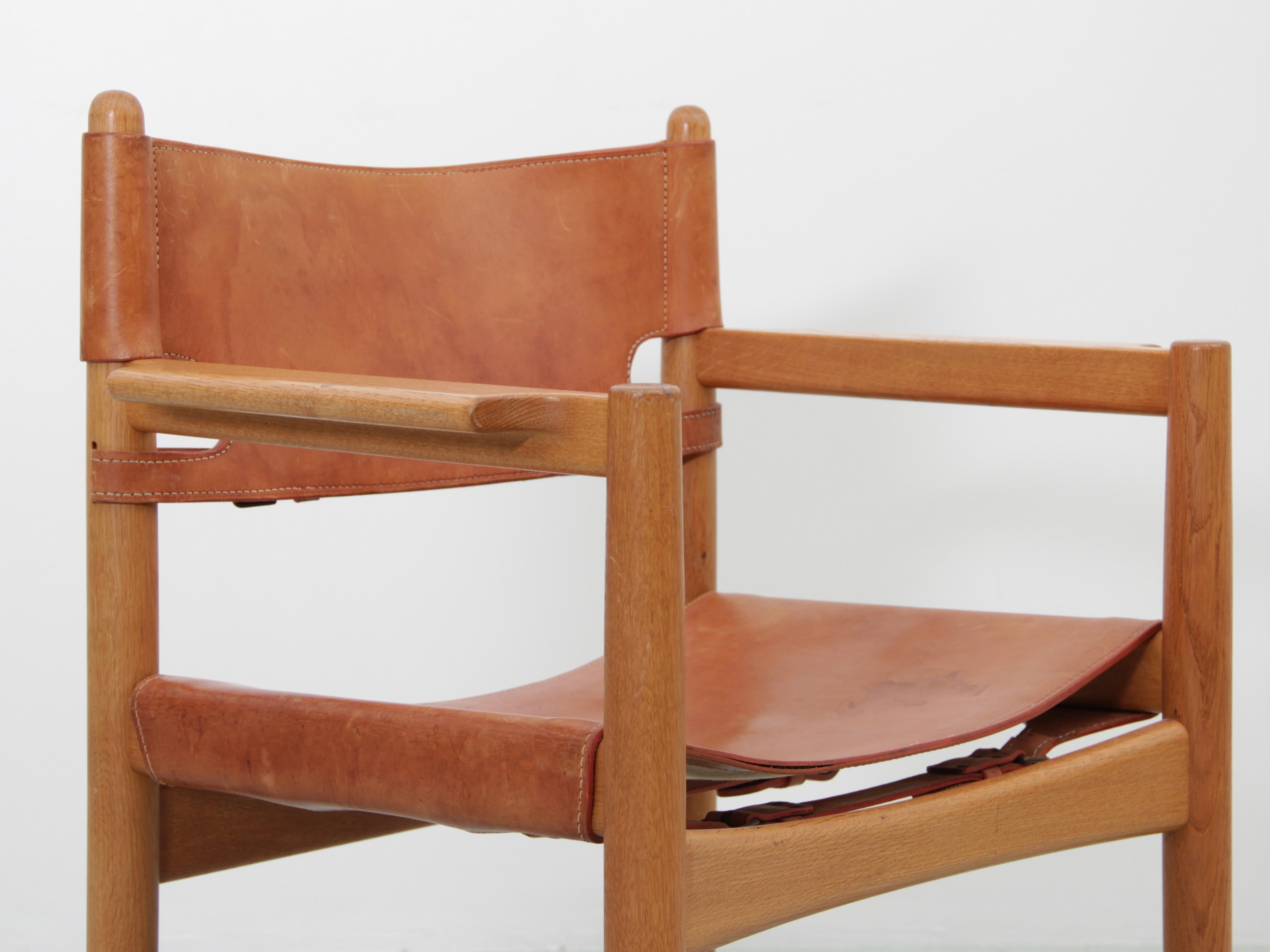 Paire de fauteuils scandinaves modernes du milieu du siècle dernier par Borge Mogensen, modèle 3238 en vente 8