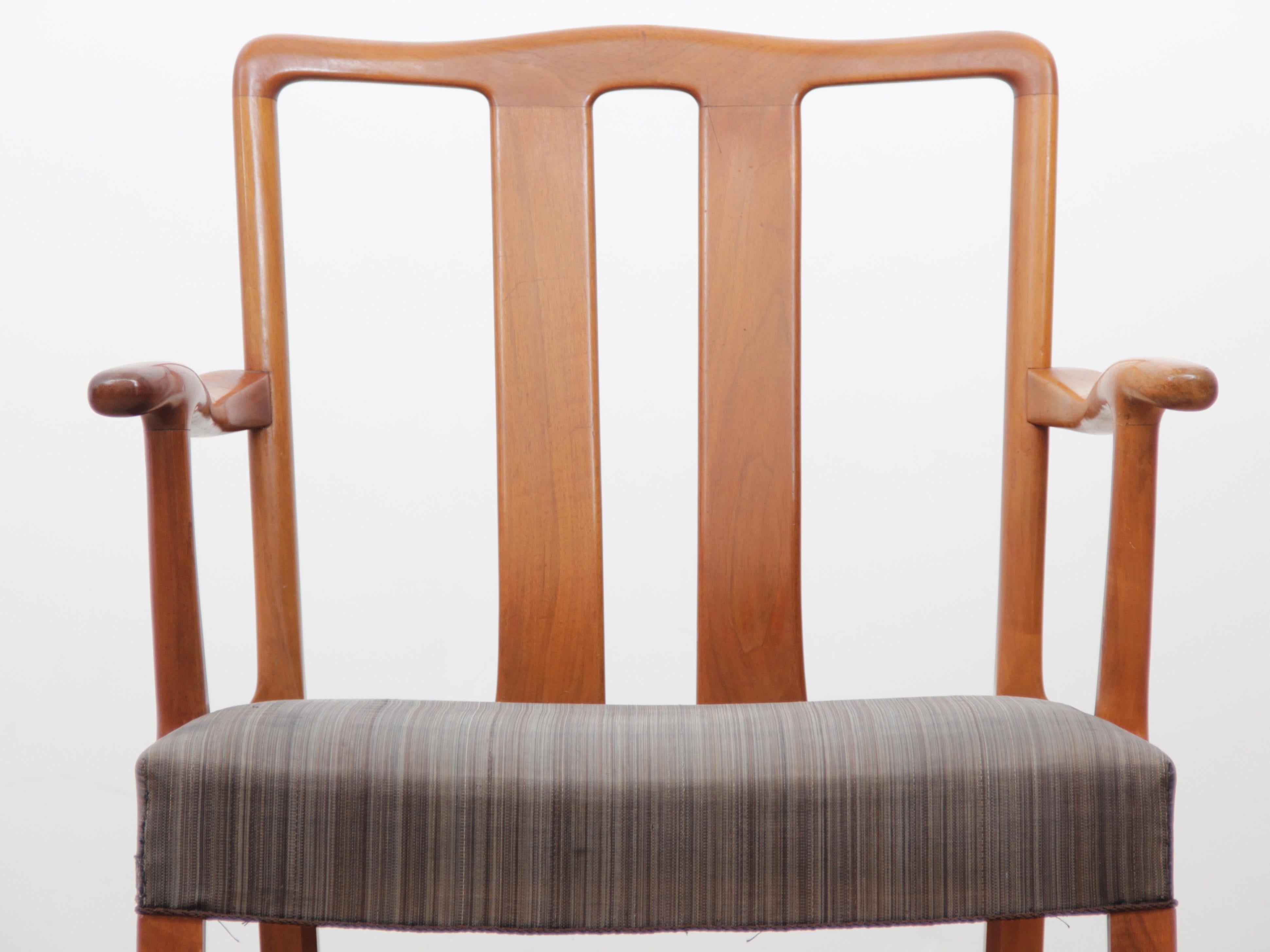 Modernes skandinavisches Sesselpaar aus der Mitte des Jahrhunderts von Ole Wancher im Angebot 6