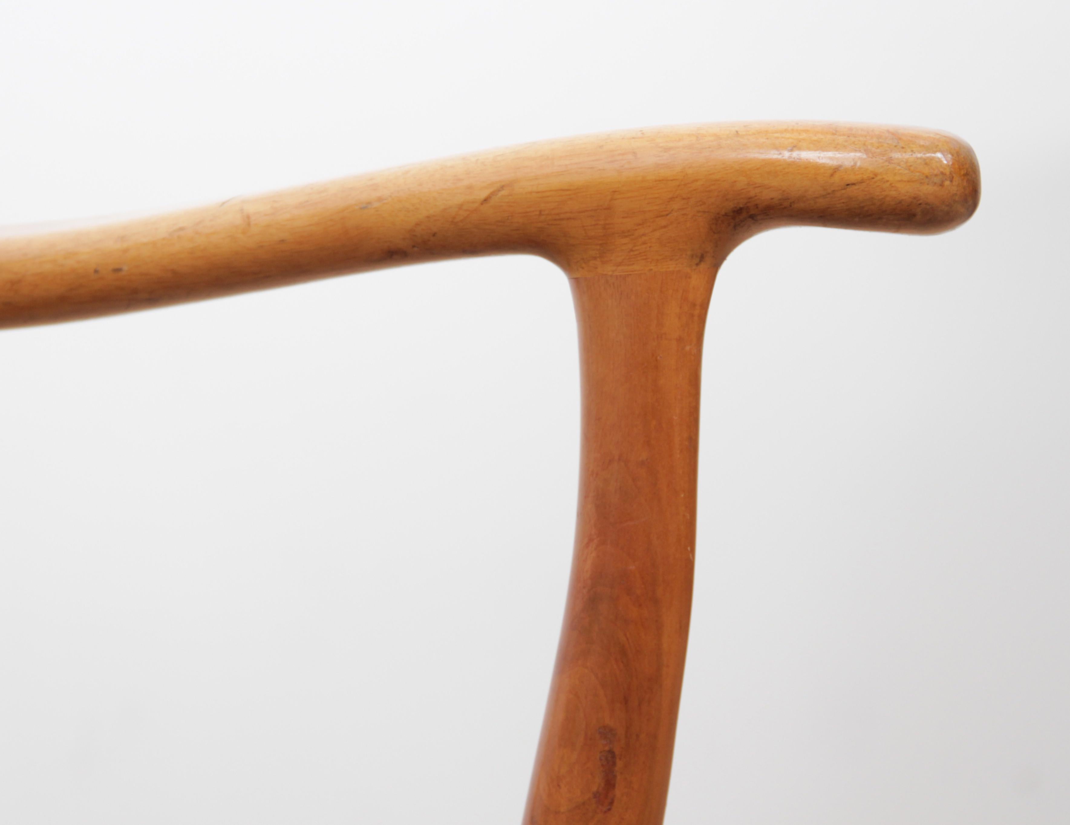 Modernes skandinavisches Sesselpaar aus der Mitte des Jahrhunderts von Ole Wancher im Angebot 8