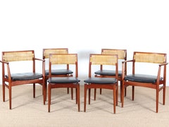 Mid-Century Modern Scandinavian Pair of Armchairs Model W26 by Erik Wørts