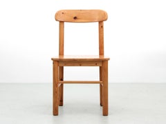 Coppia di sedie scandinave di metà secolo in legno di pino di Rainer Daumiller