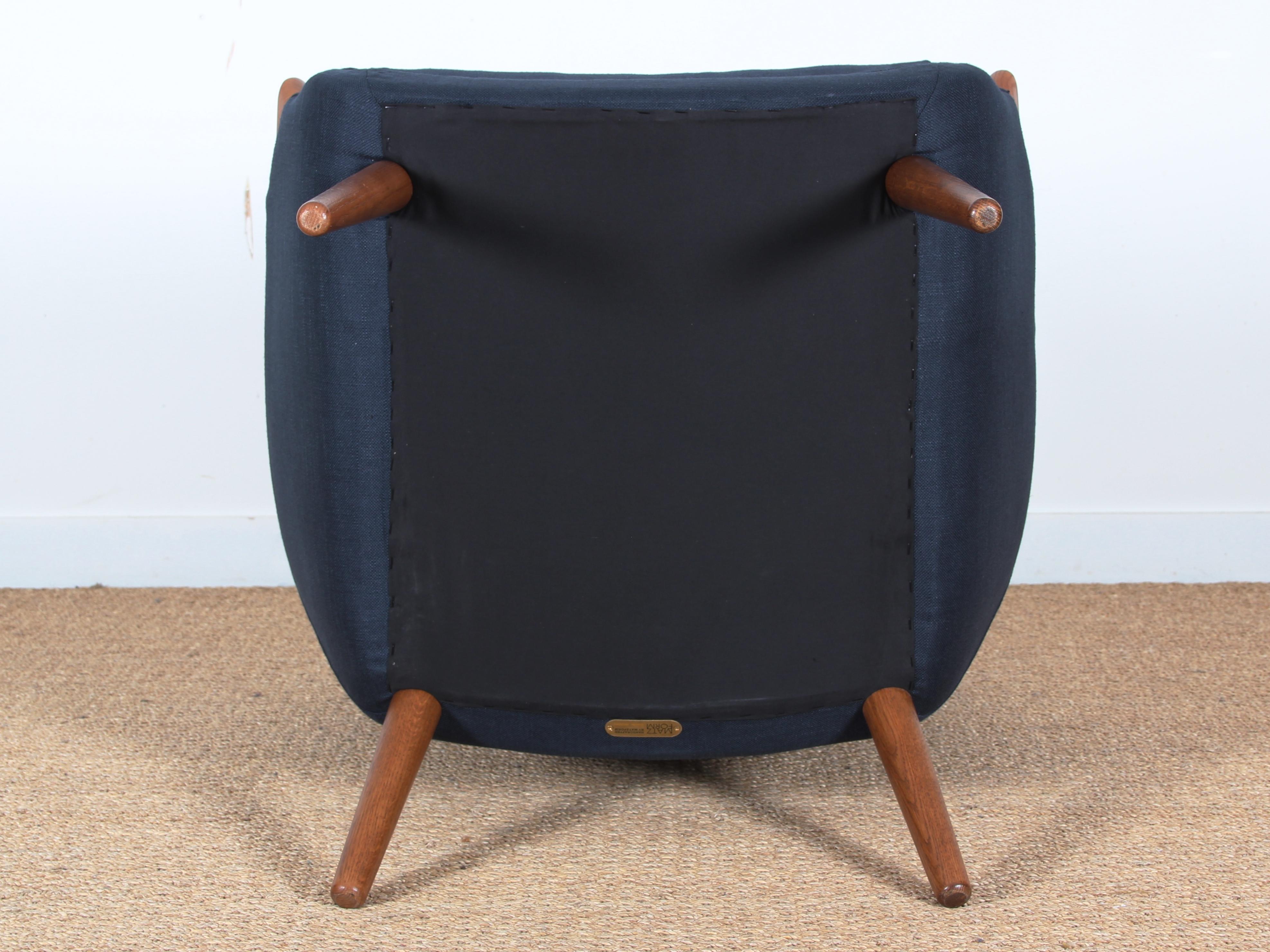 Mid-Century Modern Scandinavian Pair of Lounge Chair 