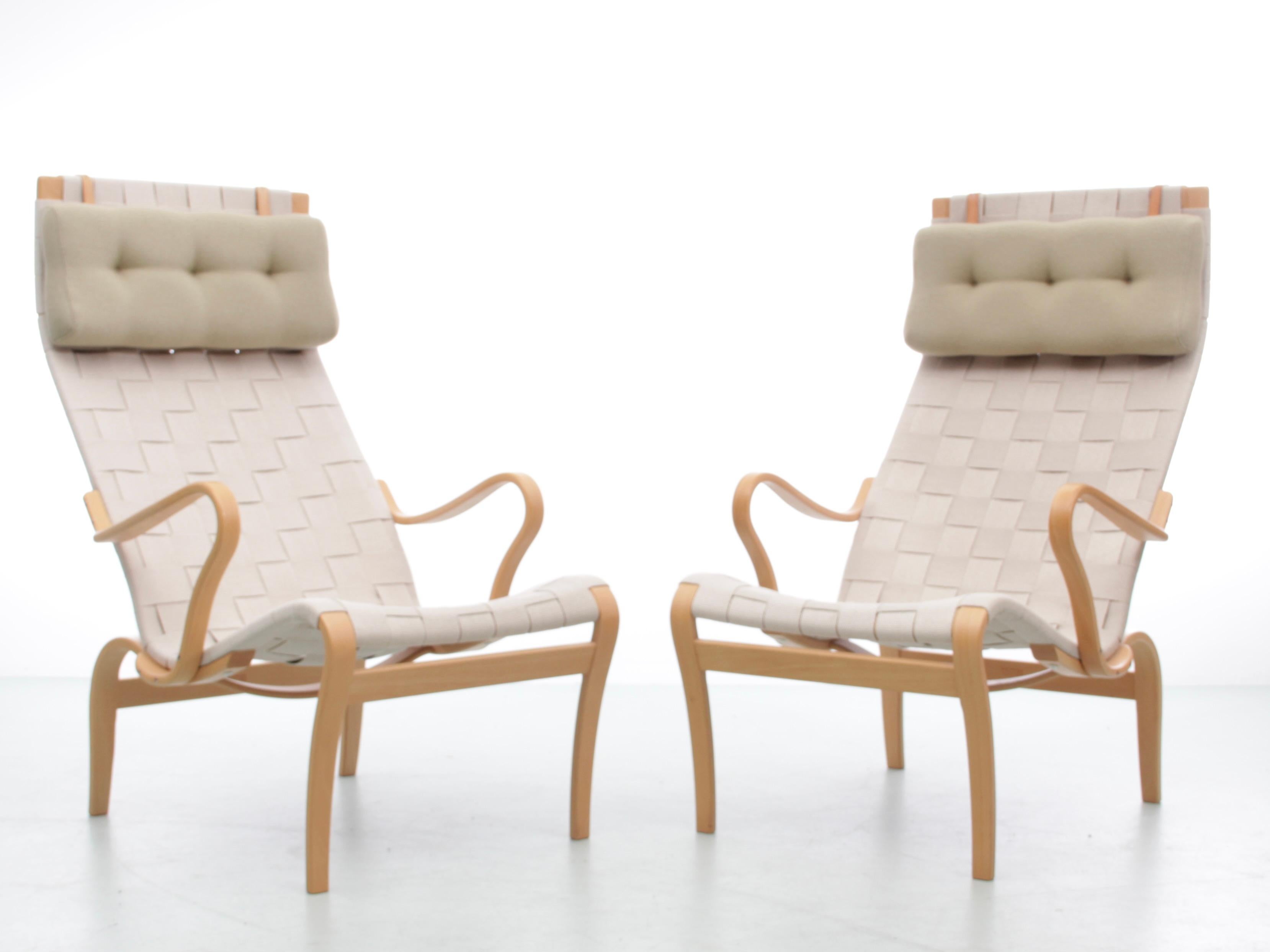 Mid-Century Modern skandinavischen Paar Lounge-Sessel 
