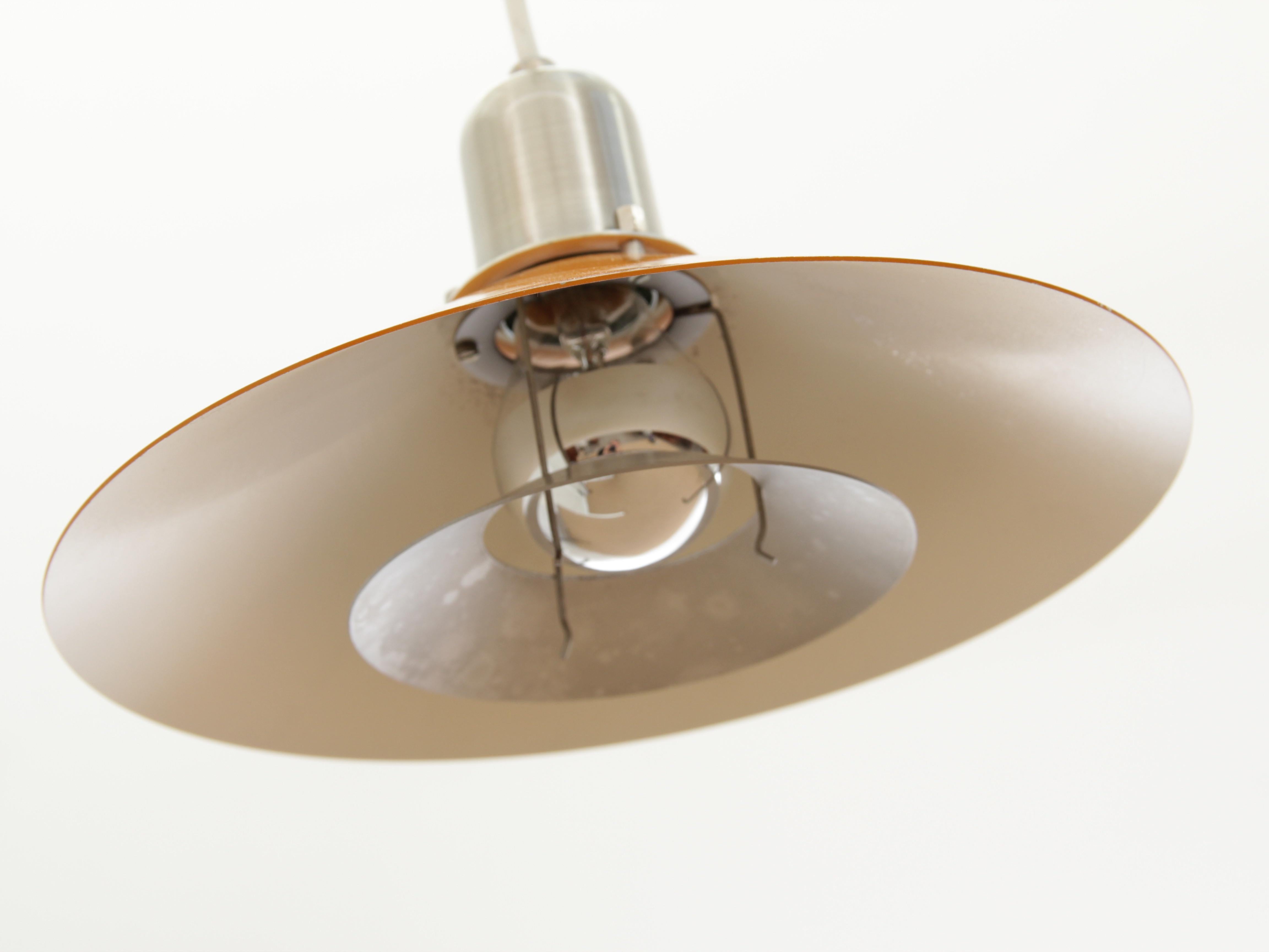 Aluminum Mid-Century Modern Scandinavian Pair of Pendant Light by Jørgen Gammelgaard