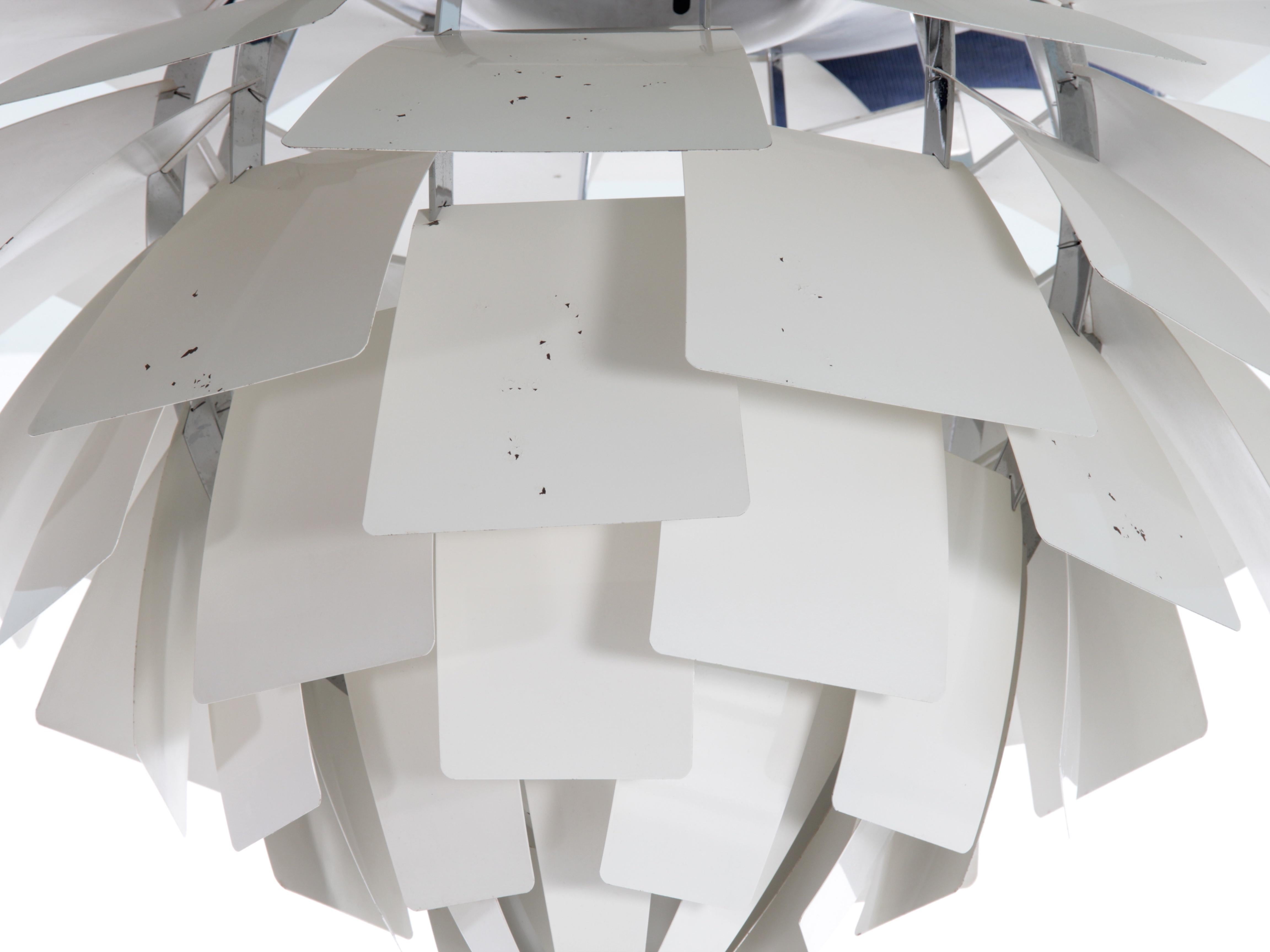 Aluminum Mid-Century Modern Scandinavian Pendant Lamp PH Artichoke by Poul Henningsen  For Sale