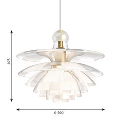 Mid-Century Modern Scandinavian Pendant Lamp Ph Septima. New Edition.