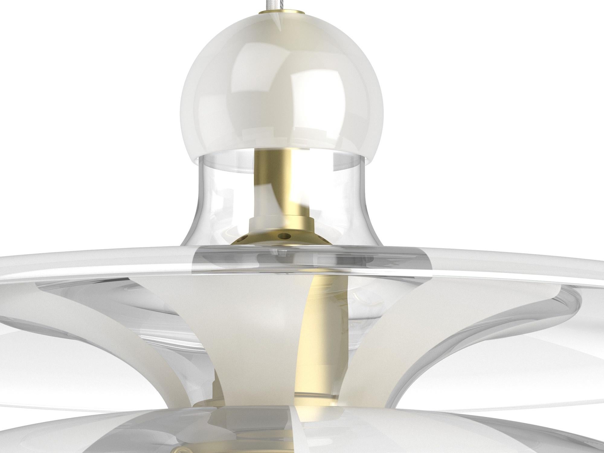 Scandinavo Lampada a sospensione scandinava moderna di metà secolo Ph Septima. Nuova edizione. in vendita