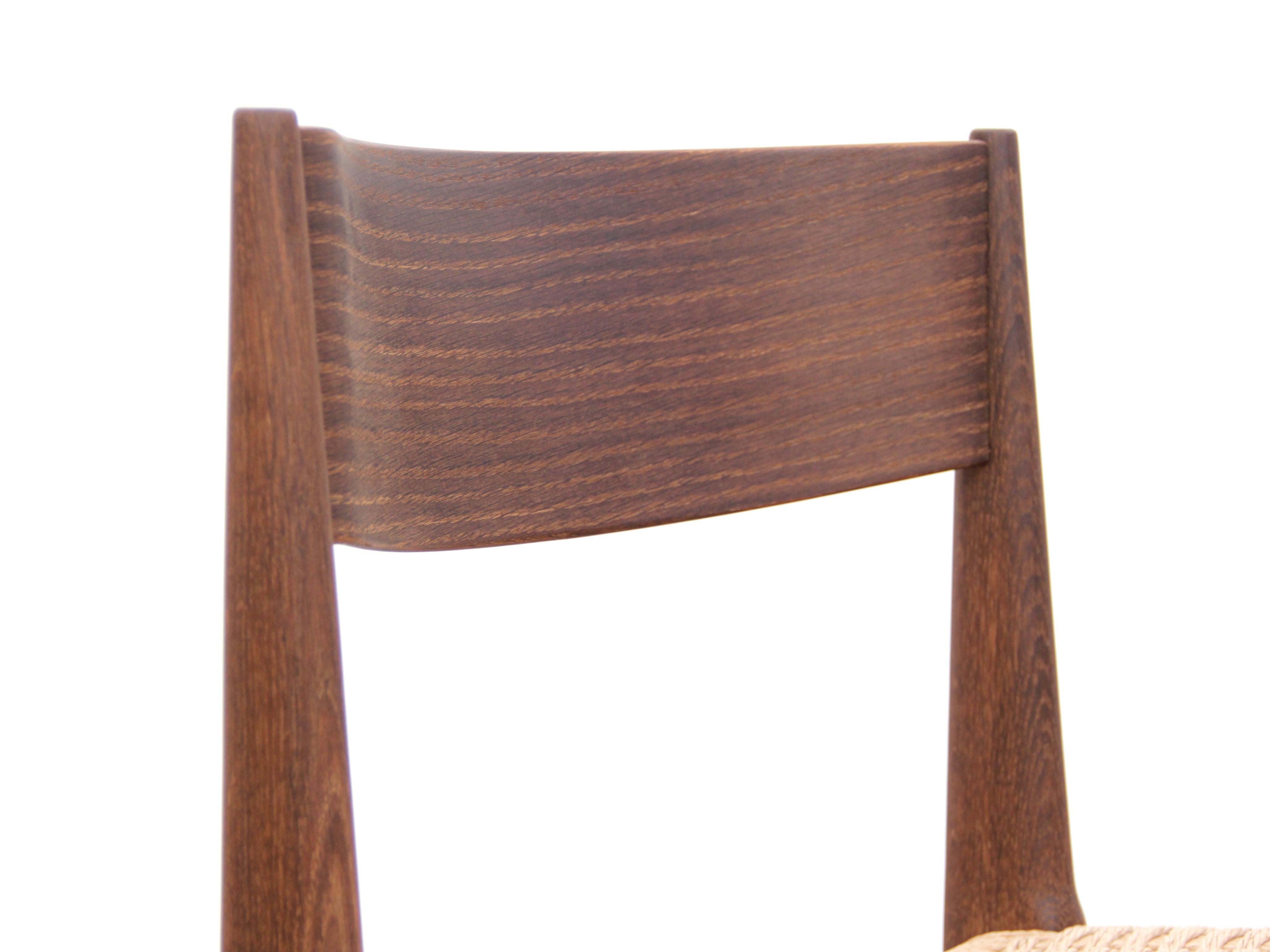 Oak Mid-Century Modern Scandinavian Pia Chair by Poul Cadovius, New Edition For Sale