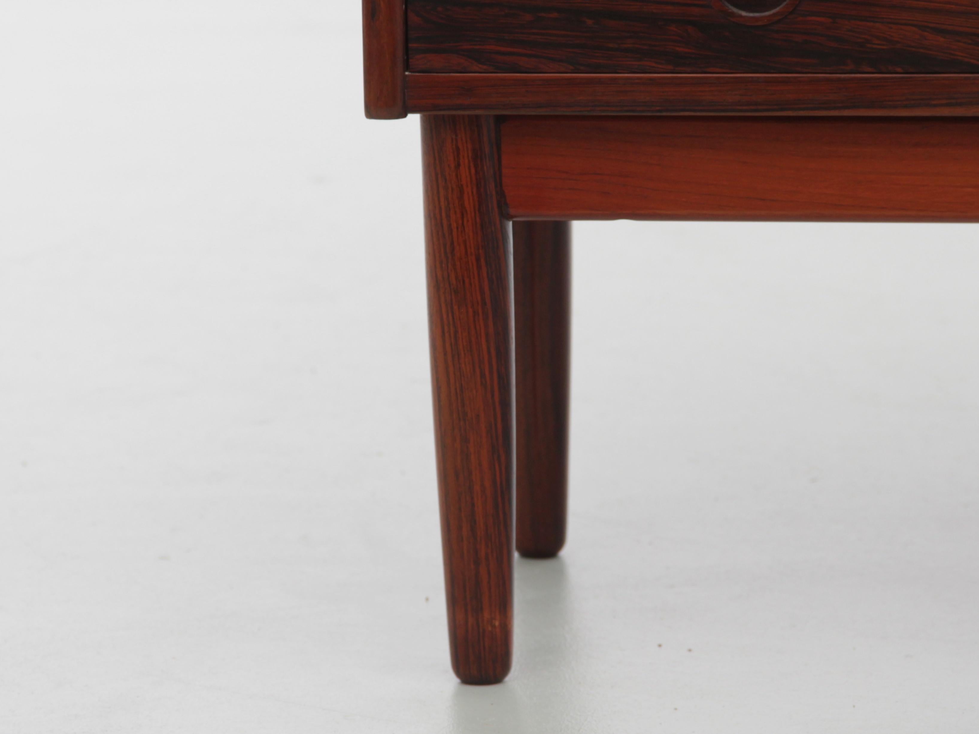 Mid-Century Modern Scandinavian Planter Table by Arne Wahl Iversen in Rosewood 10