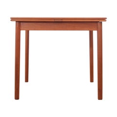 Vintage Mid-Century Modern Scandinavian Quare Dining Table in Teak 4/6 Seats