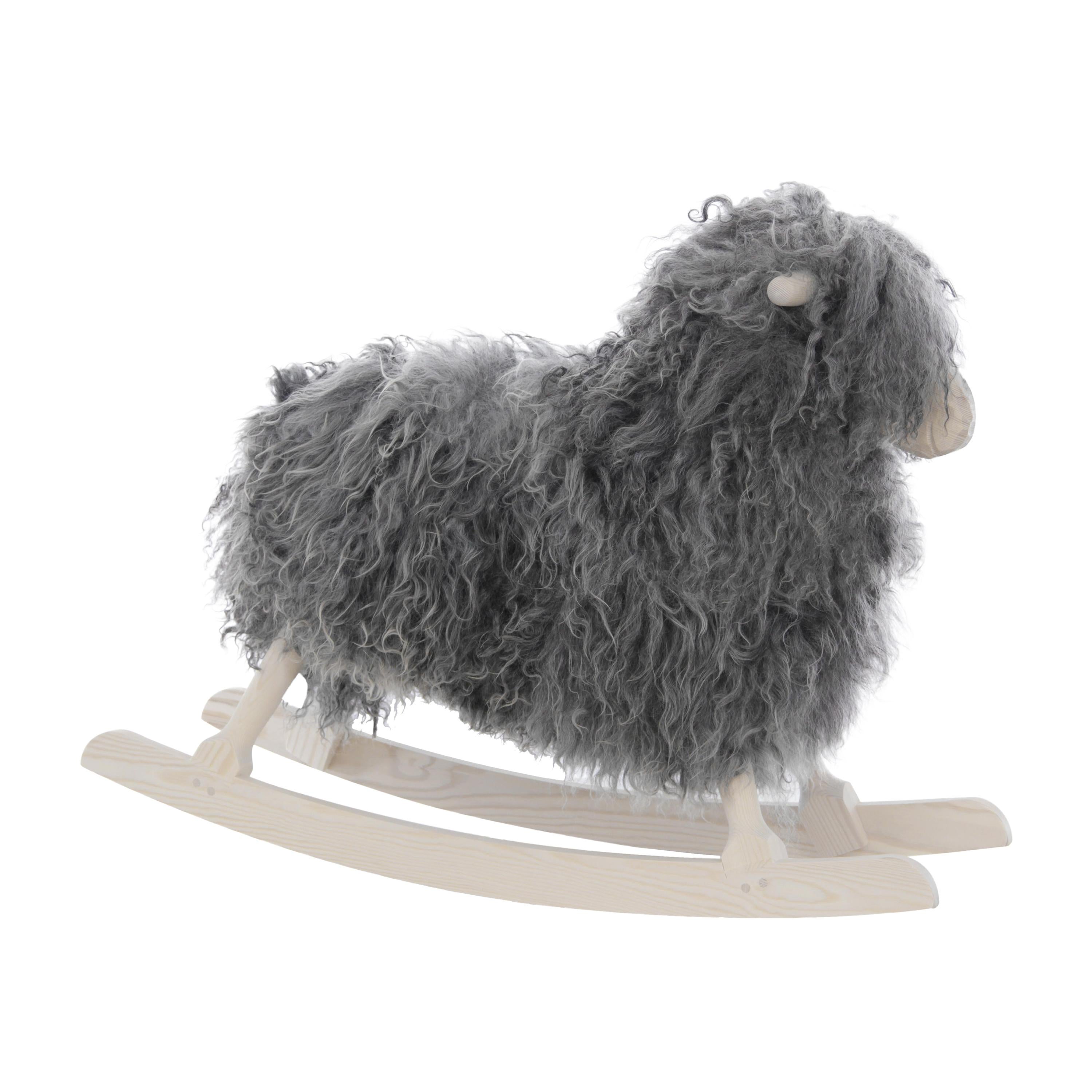Mid-Century Modern Scandinavian Rocking Sheep by Povl Kjer For Sale