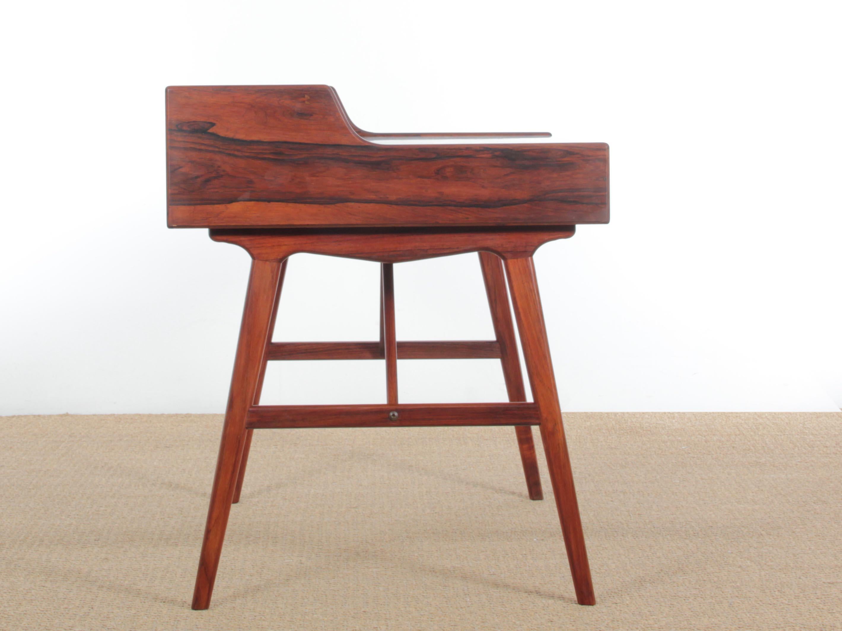 Mid-20th Century Mid-Century Modern Scandinavian Rosewood Desk by Arne Wahl Iversen