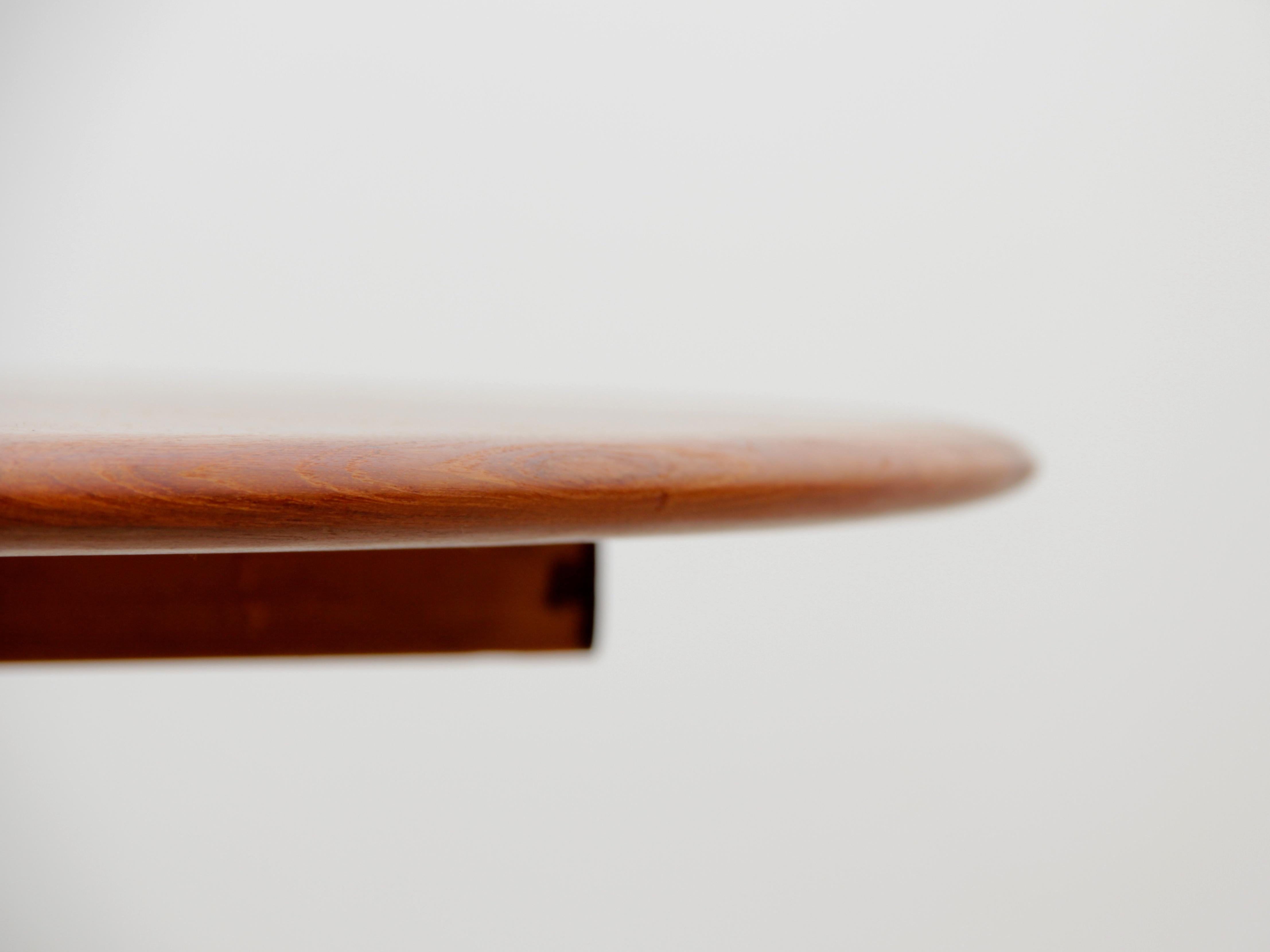 Skandinavisches rundes Mid-Century Modern-Esszimmer aus Teakholz mit 4/8 Sitzen von Hovmand-Ols im Angebot 8