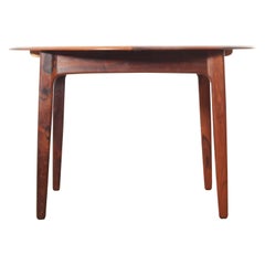 Vintage Mid-Century Modern Scandinavian Round Dining Table in Rosewood 4/8 Seats
