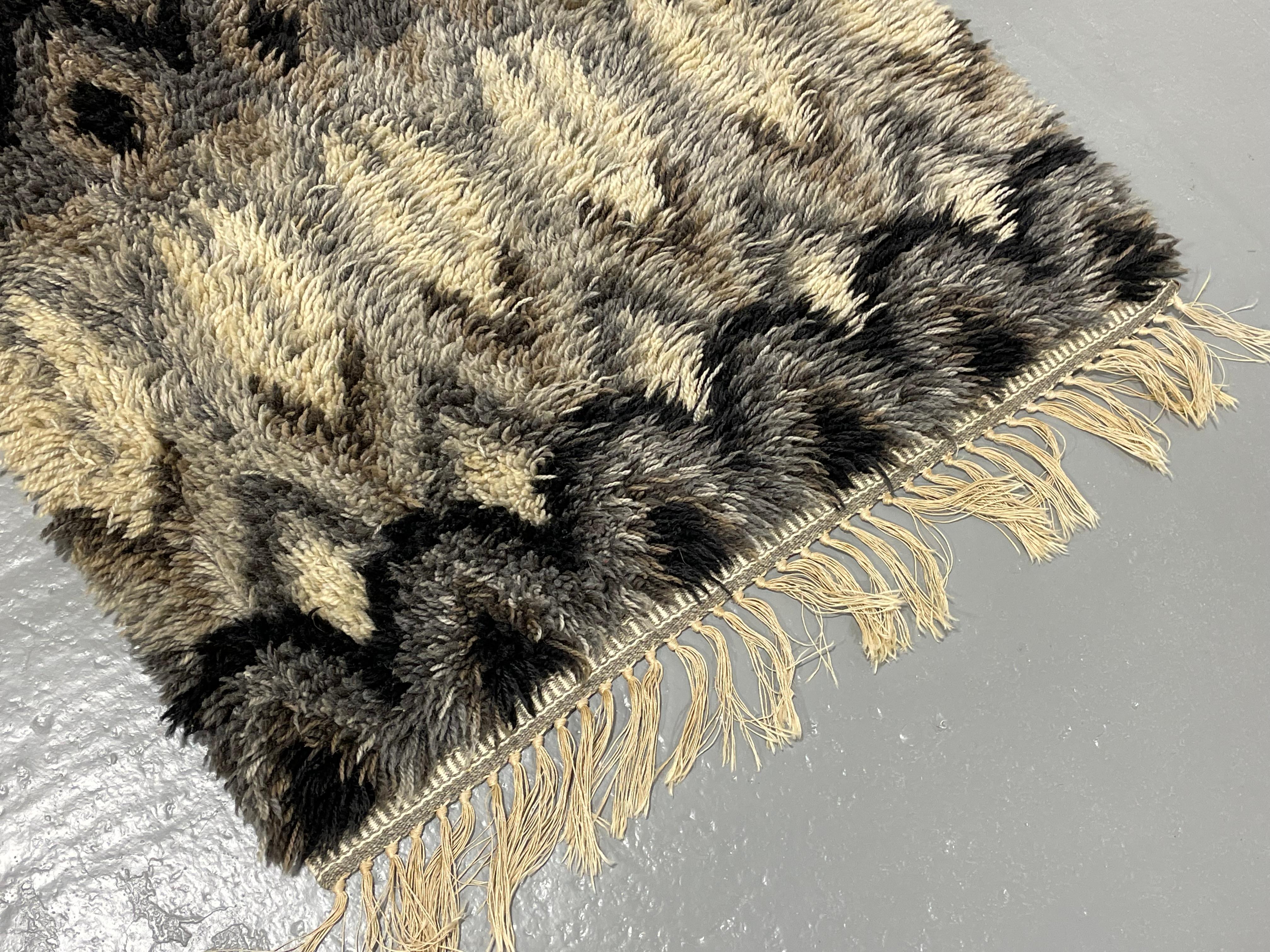 Alfombra escandinava de mediados del siglo XX, c. 1960 en venta 5