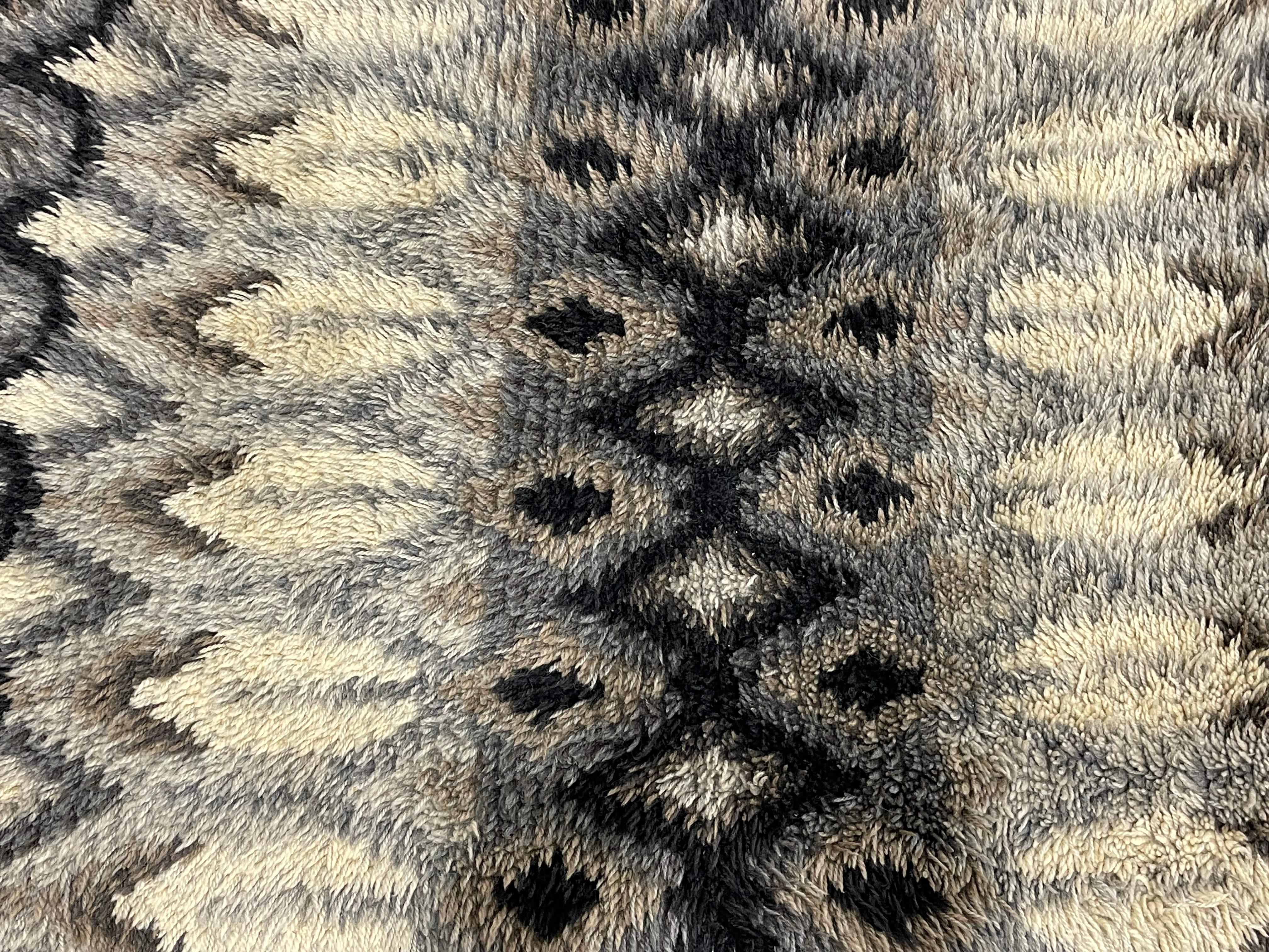 Alfombra escandinava de mediados del siglo XX, c. 1960 en venta 3