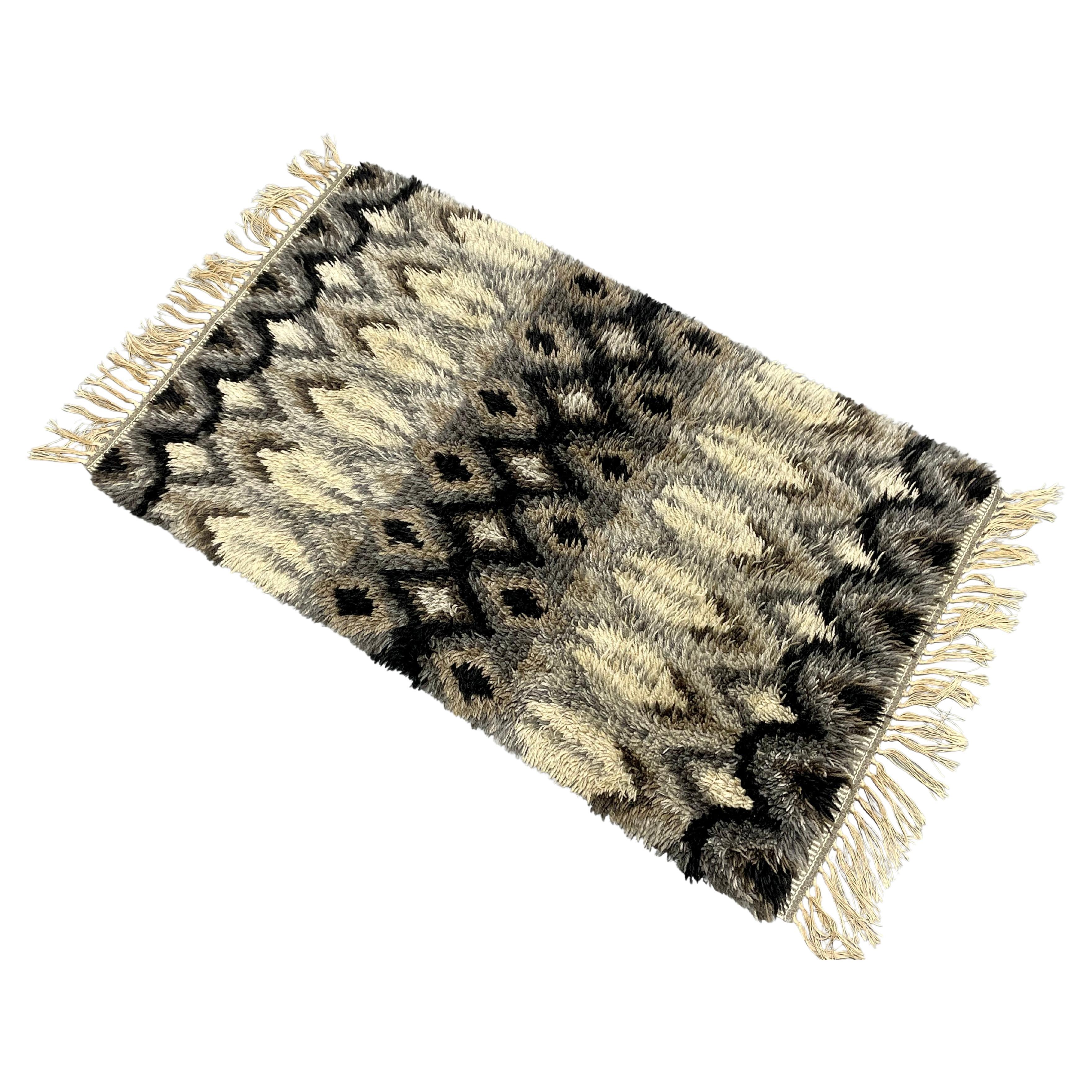 Mid Century Modern Scandinavian RYA RUG / Carpet, c. 1960
s