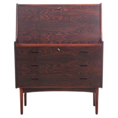 Mid-Century Modern scandinavian secretary in rosewood by Arne Wahl Iversen.