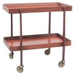 Mid-Century Modern Scandinavian Serving Table in Teak