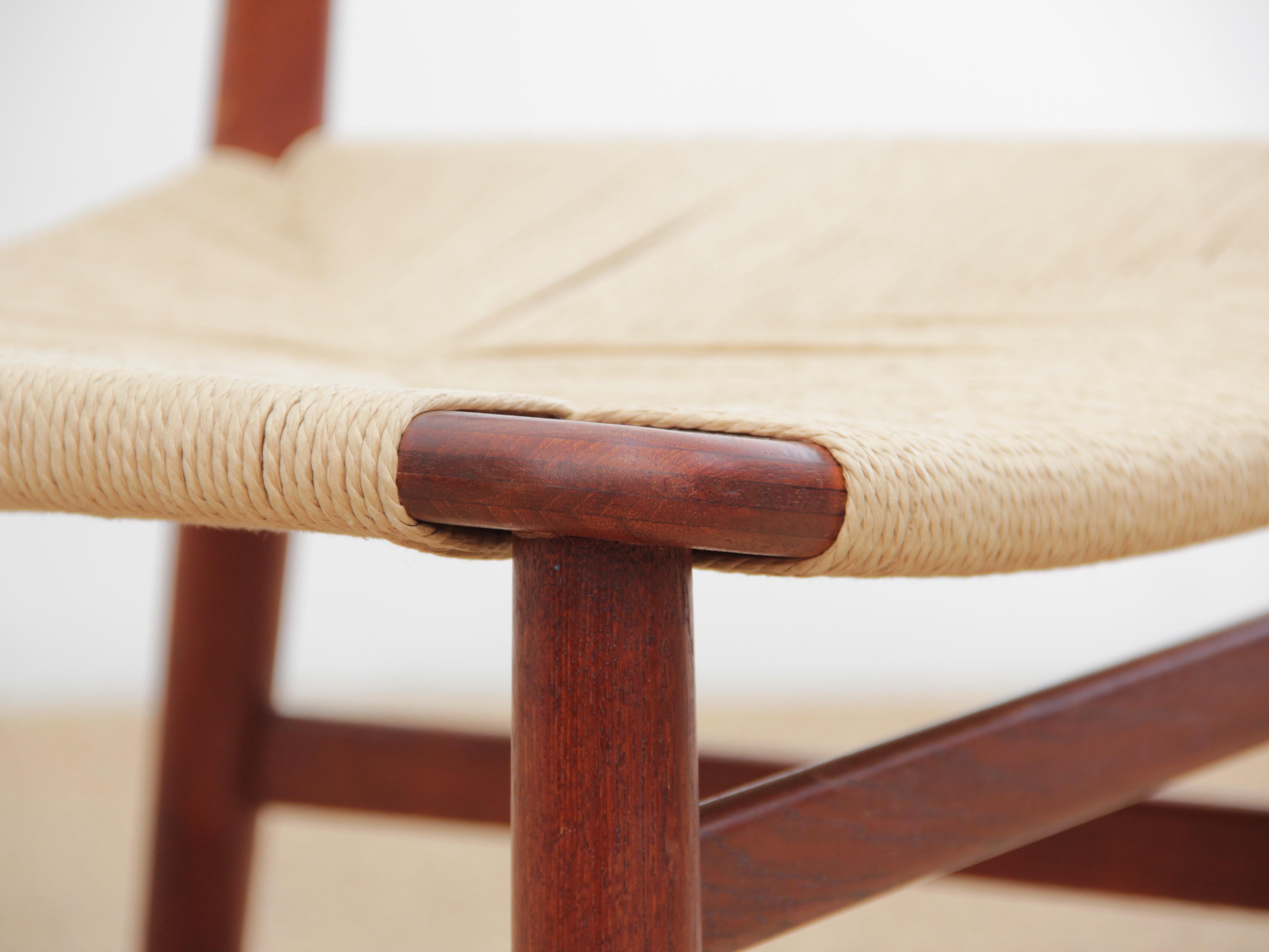 Ensemble de 4 chaises scandinaves modernes du milieu du siècle dernier de Aksel Bender Madsen en vente 4